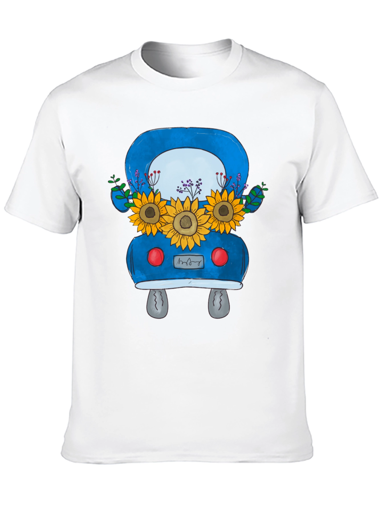 Black Sunflower Truck Graphic Tee - Black view 10