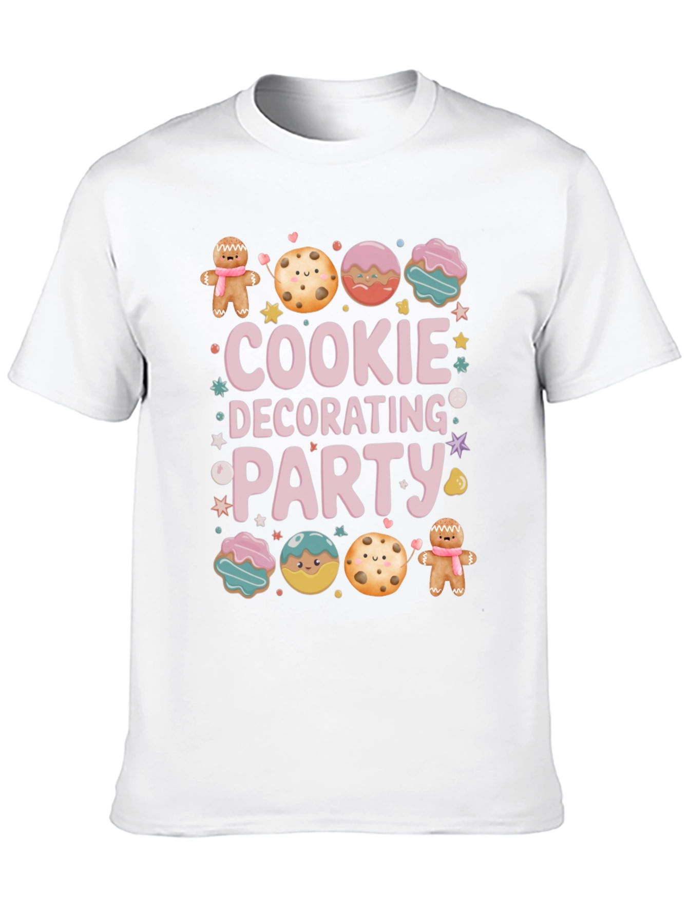 Black Cookie Decorating Party T-Shirt view 10