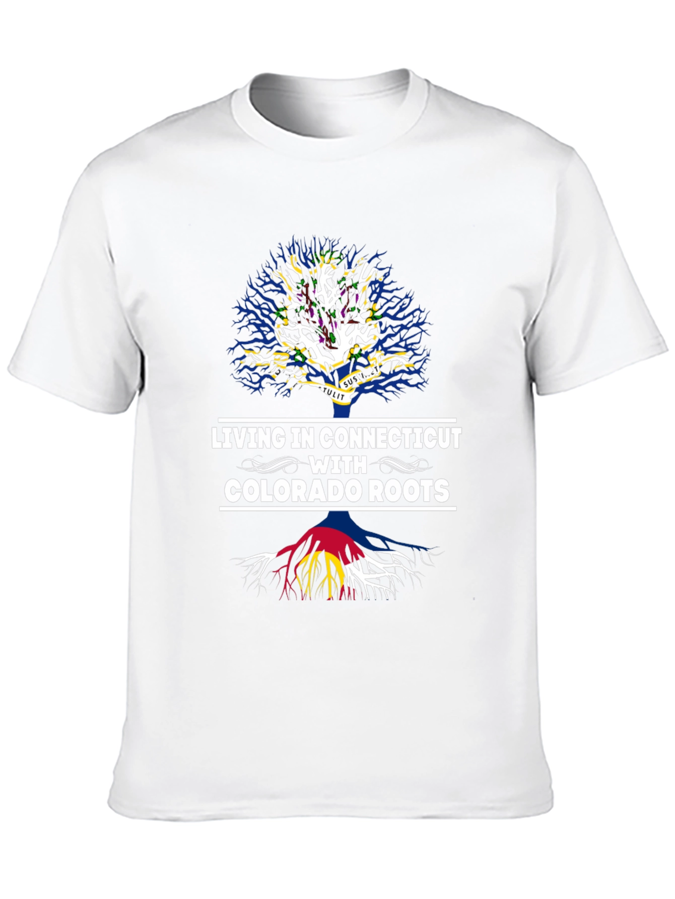 Black Connecticut Living Colorado Roots T-Shirt view 10