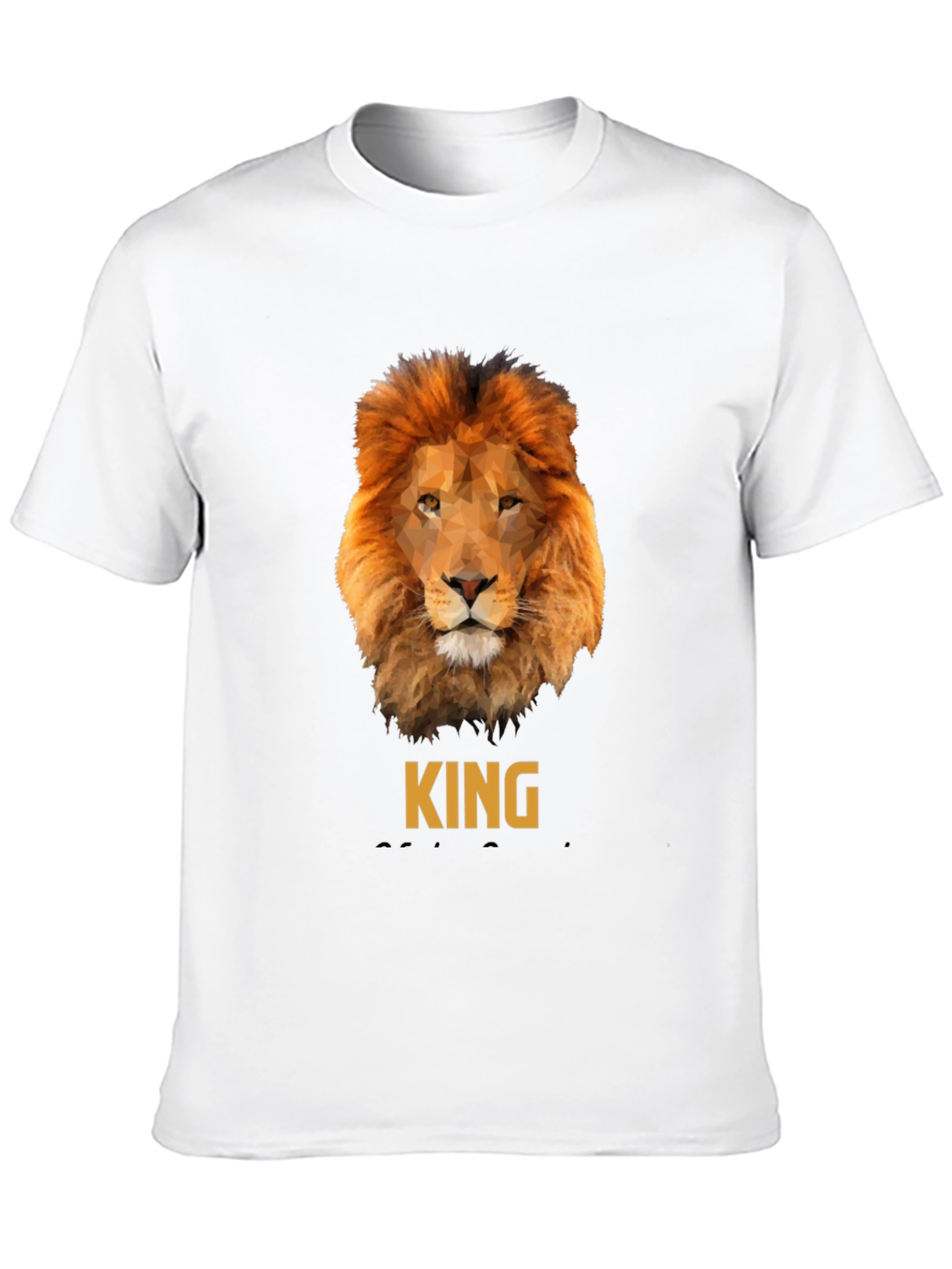 Black Lion King Graphic T-Shirt - Premium Cotton Tee view 10