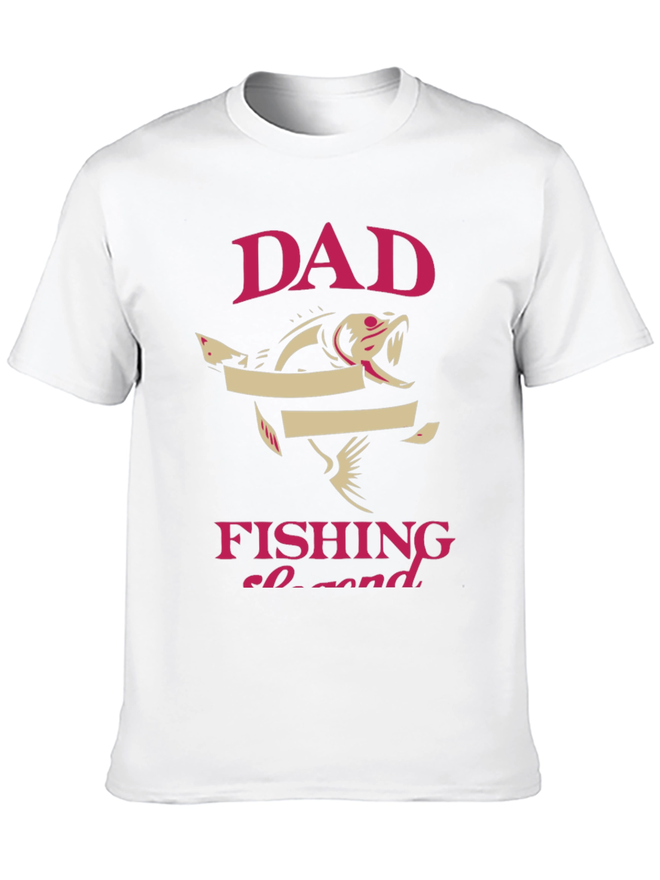 Black Dad Fishing Legend Graphic Tee - Novelty T-Shirt view 10