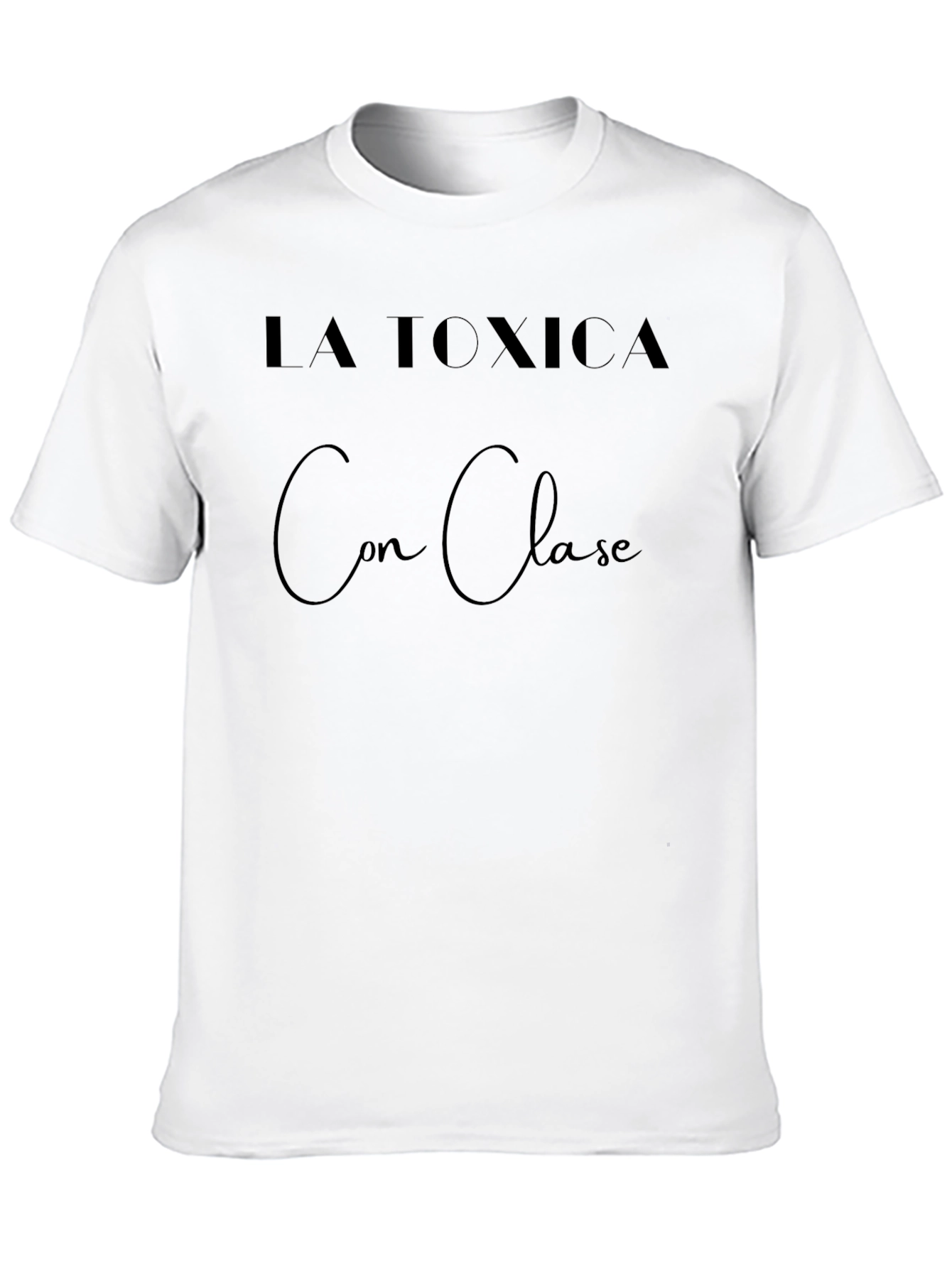 Black La Toxica Con Clase Black Graphic Tee view 10