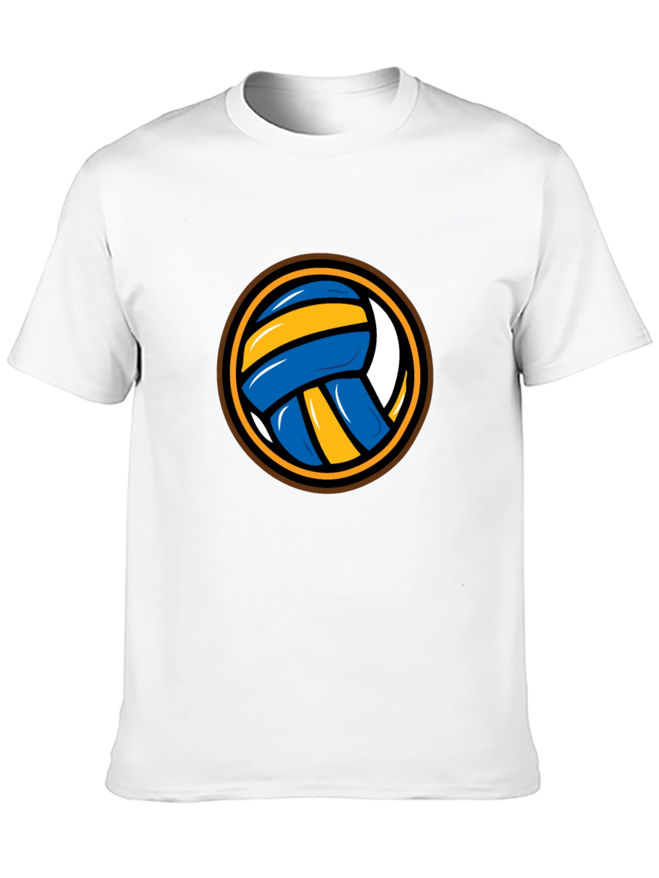 Volleyball Graphic Tee - Sporty Black T-Shirt - 10