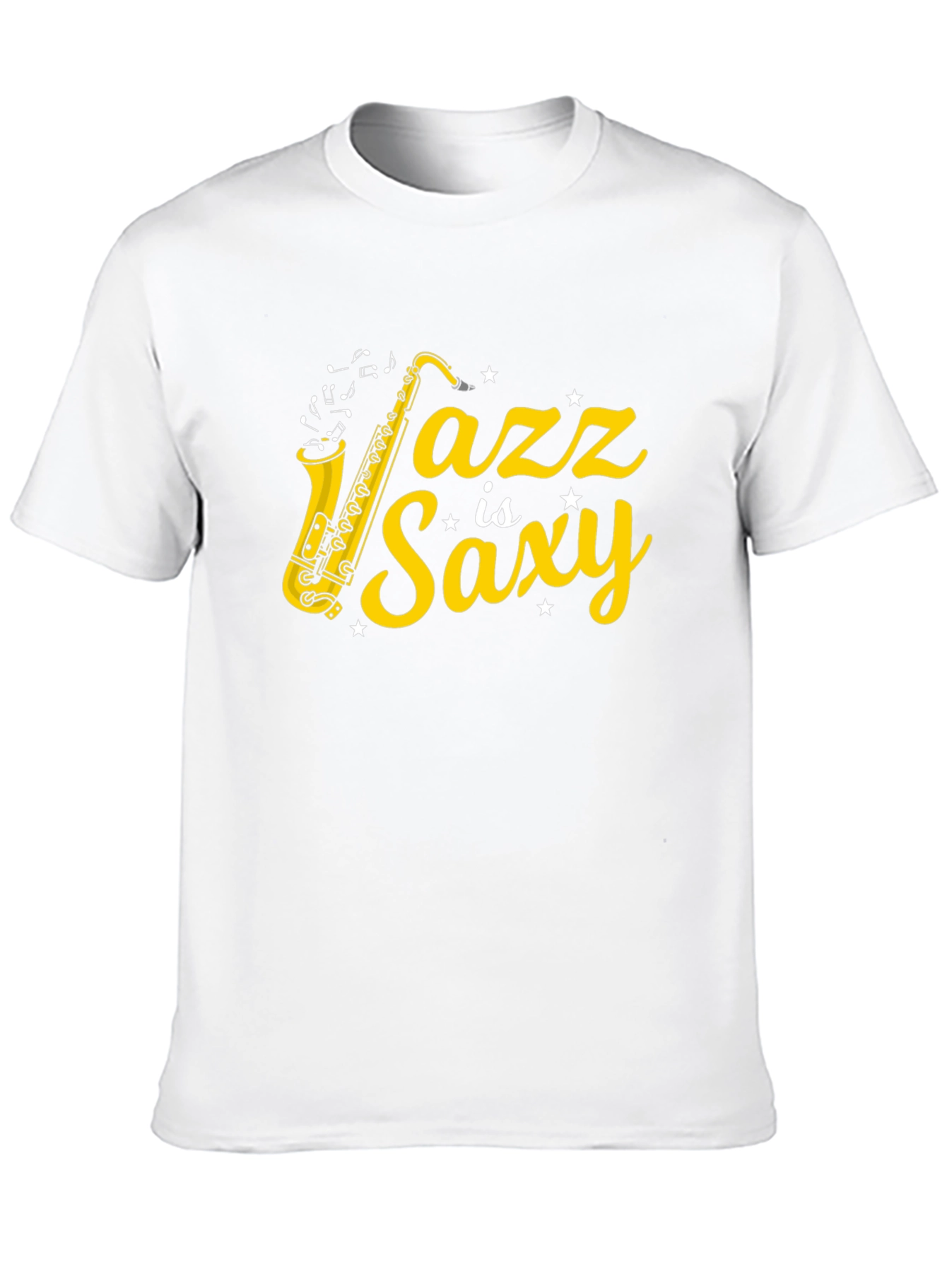 Black Jazz is Saxy Graphic T-Shirt view 10