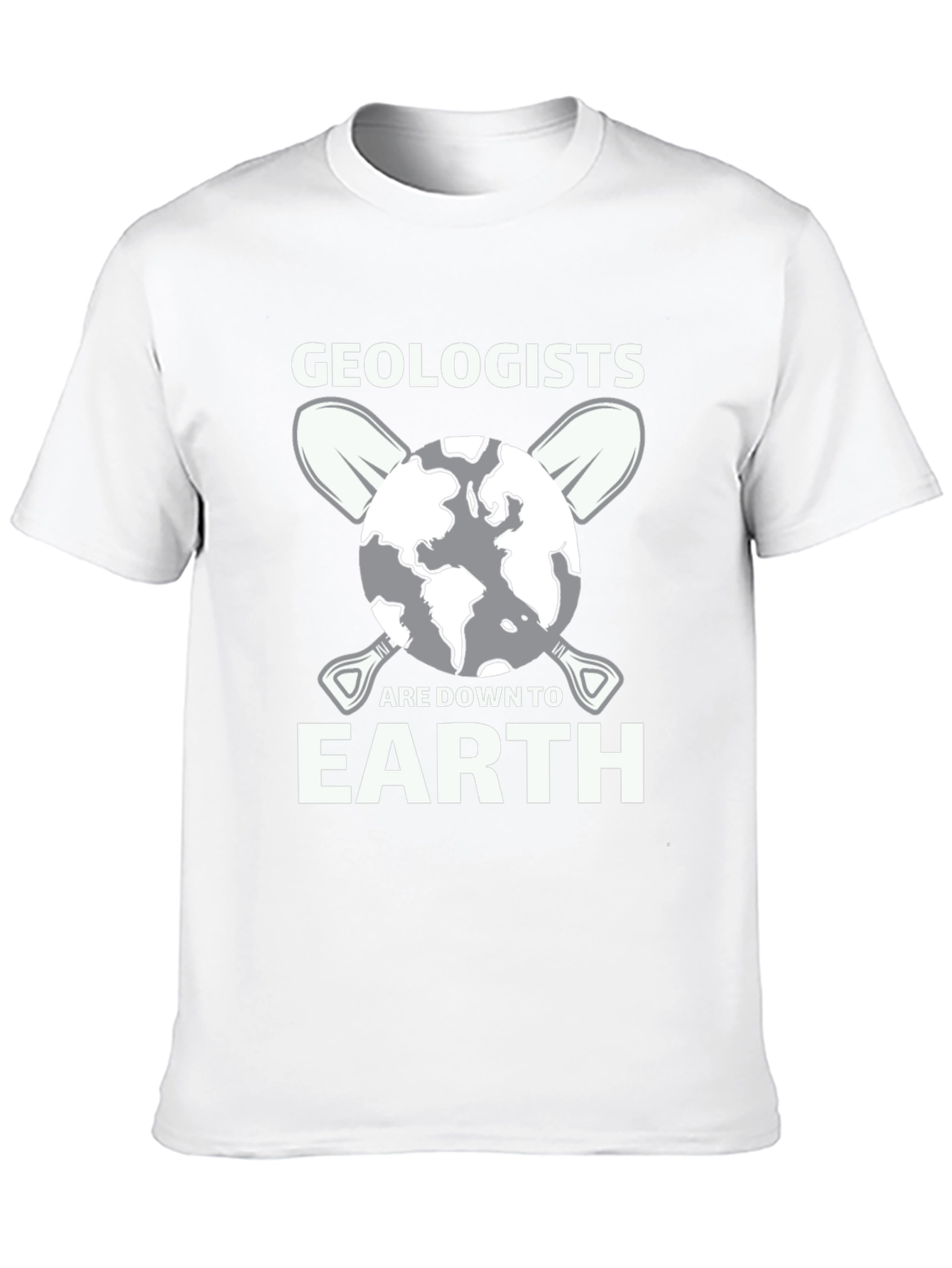 Black Geologist Down to Earth Graphic T-Shirt view 10