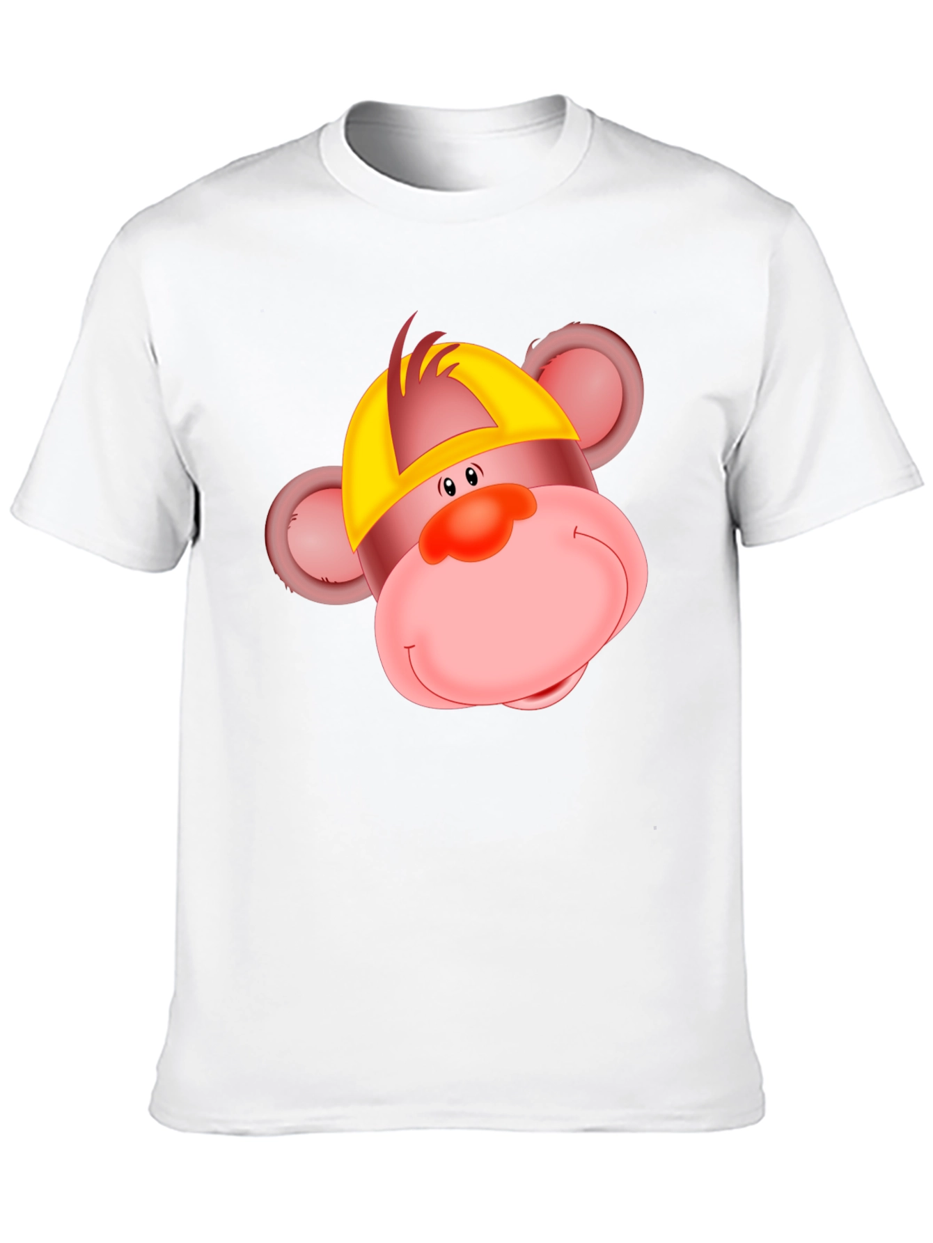 Black Funny Monkey Graphic Tee - Quirky Cartoon T-Shirt view 10