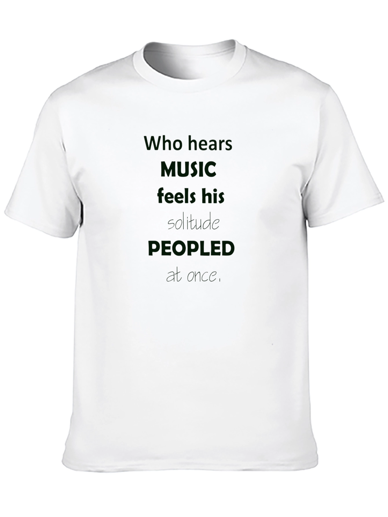 Black Music Lover T-Shirt: Who Hears Music view 10