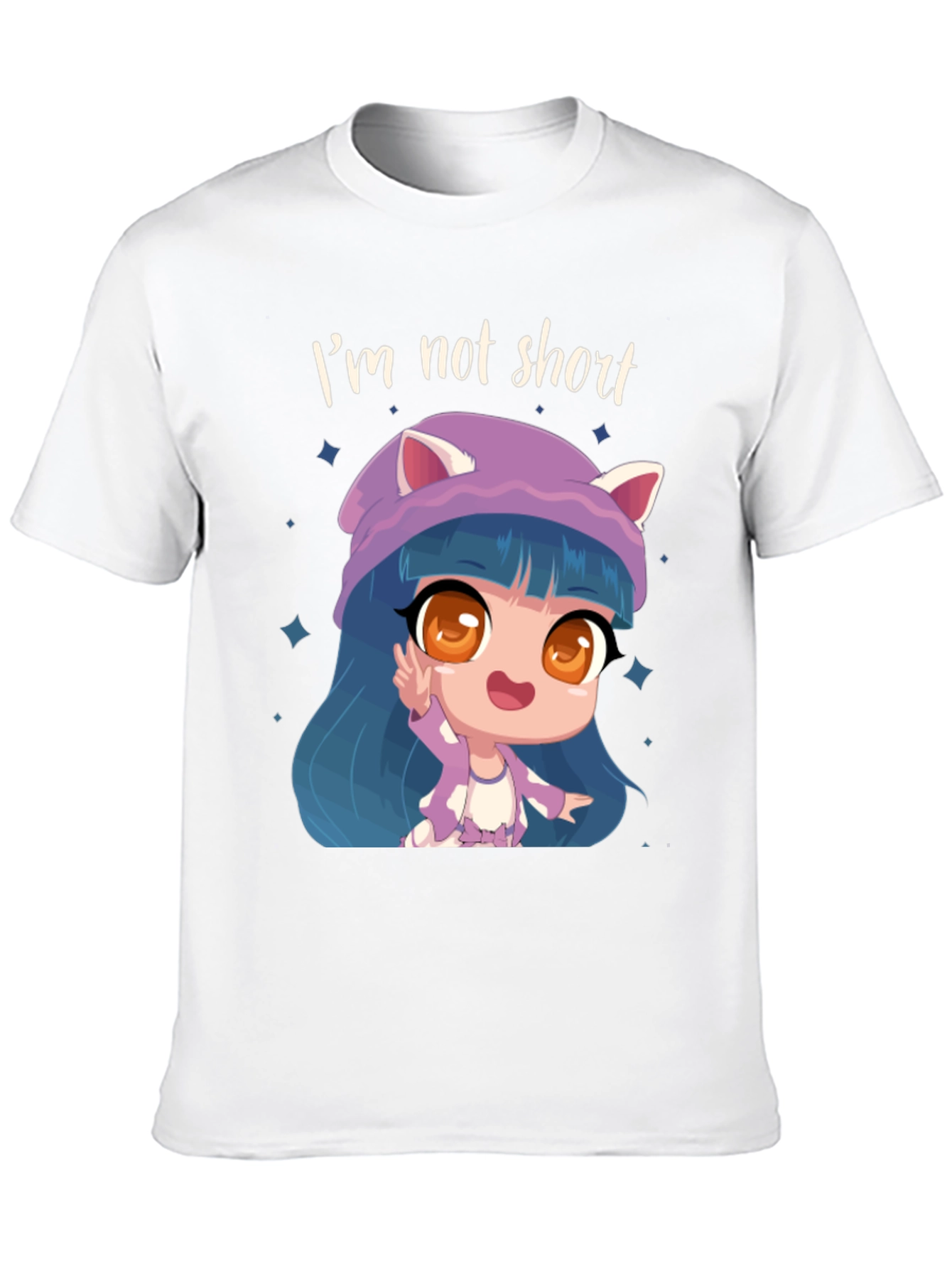 Black I'm Not Short T-Shirt view 10