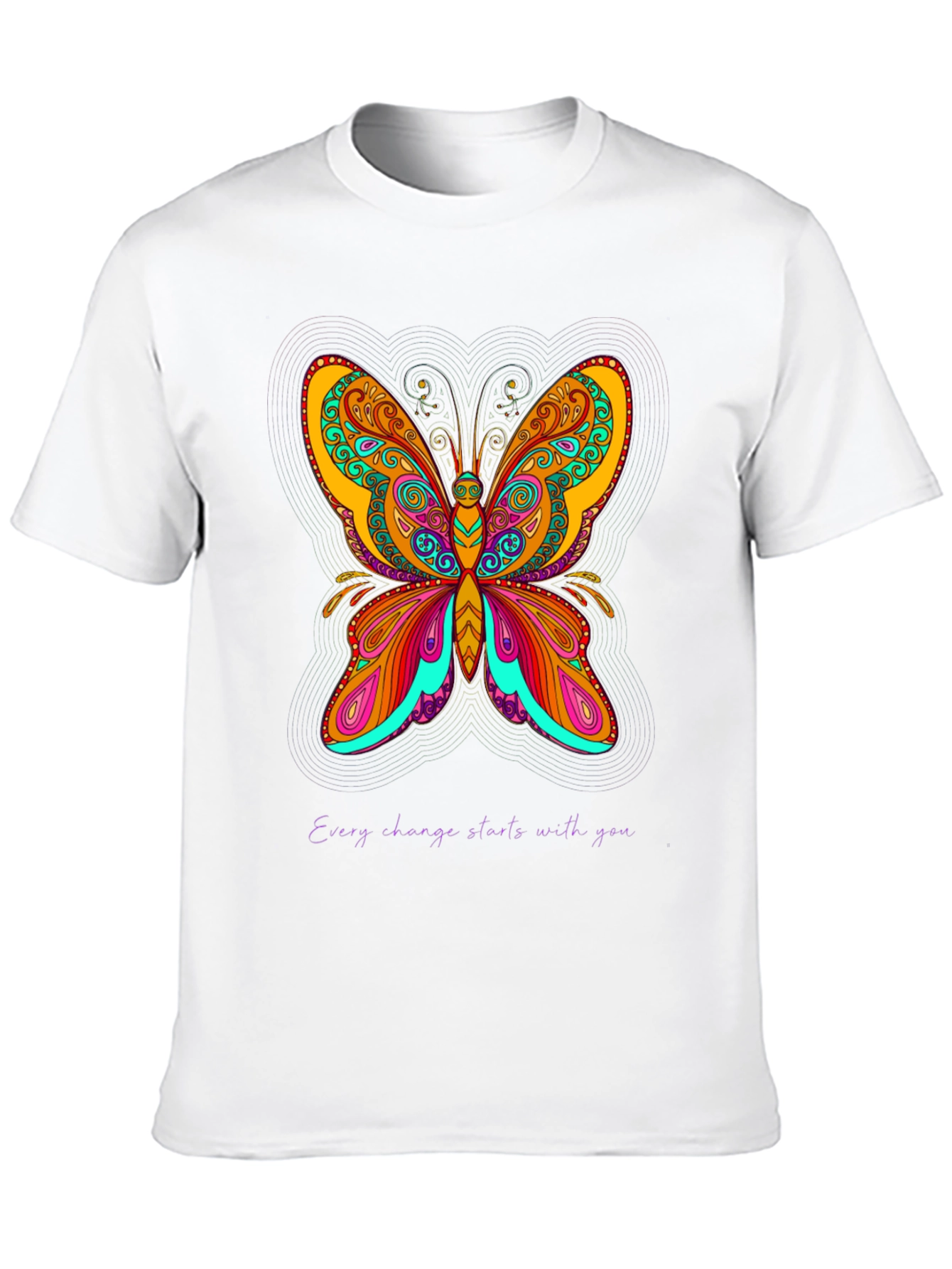 Black Butterfly Change T-Shirt view 10