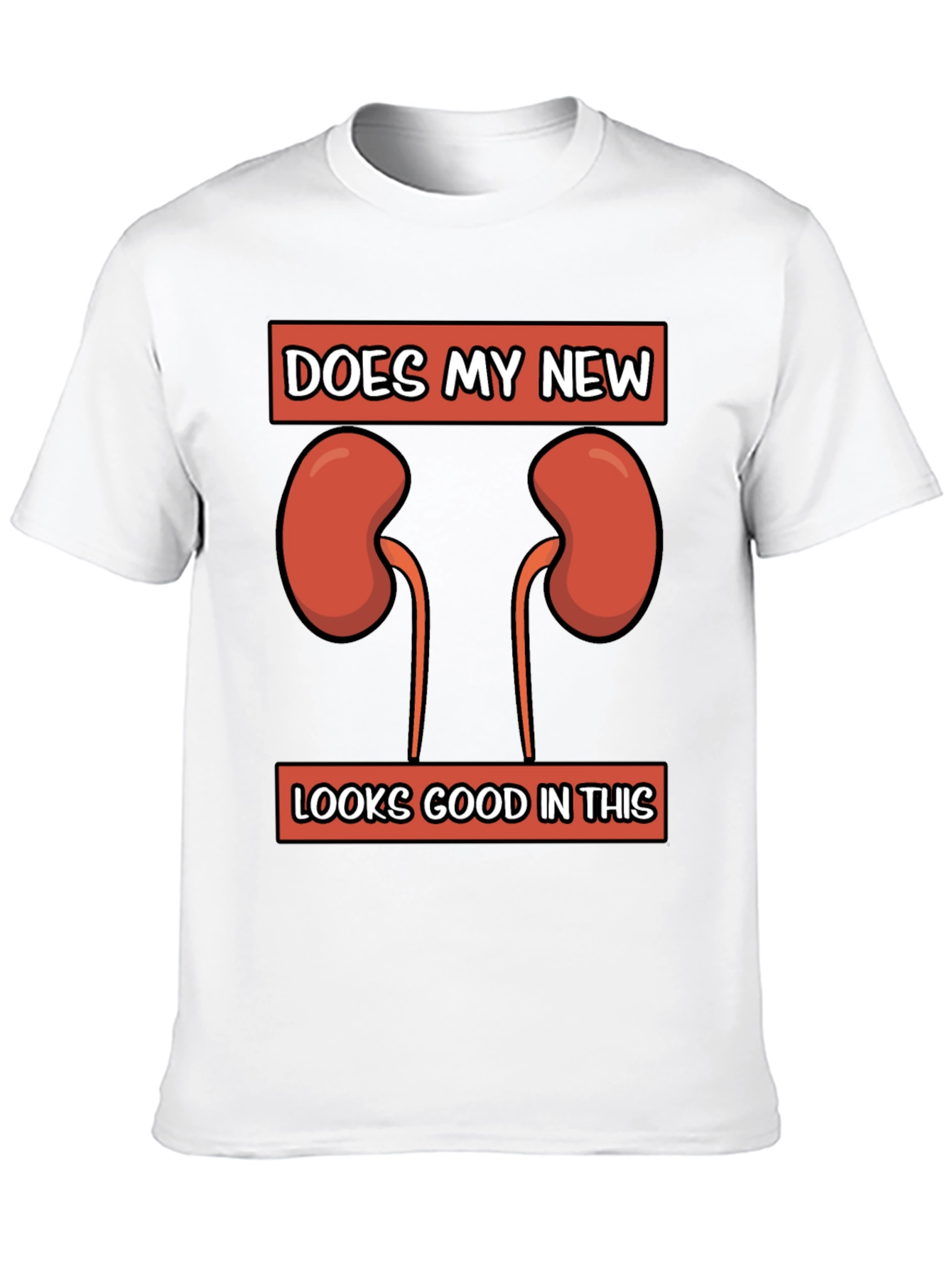 Black Kidney Graphic Novelty T-Shirt view 10