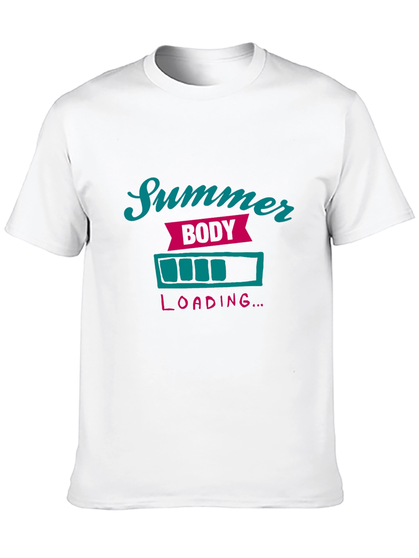 Black Summer Body Loading T-Shirt view 10
