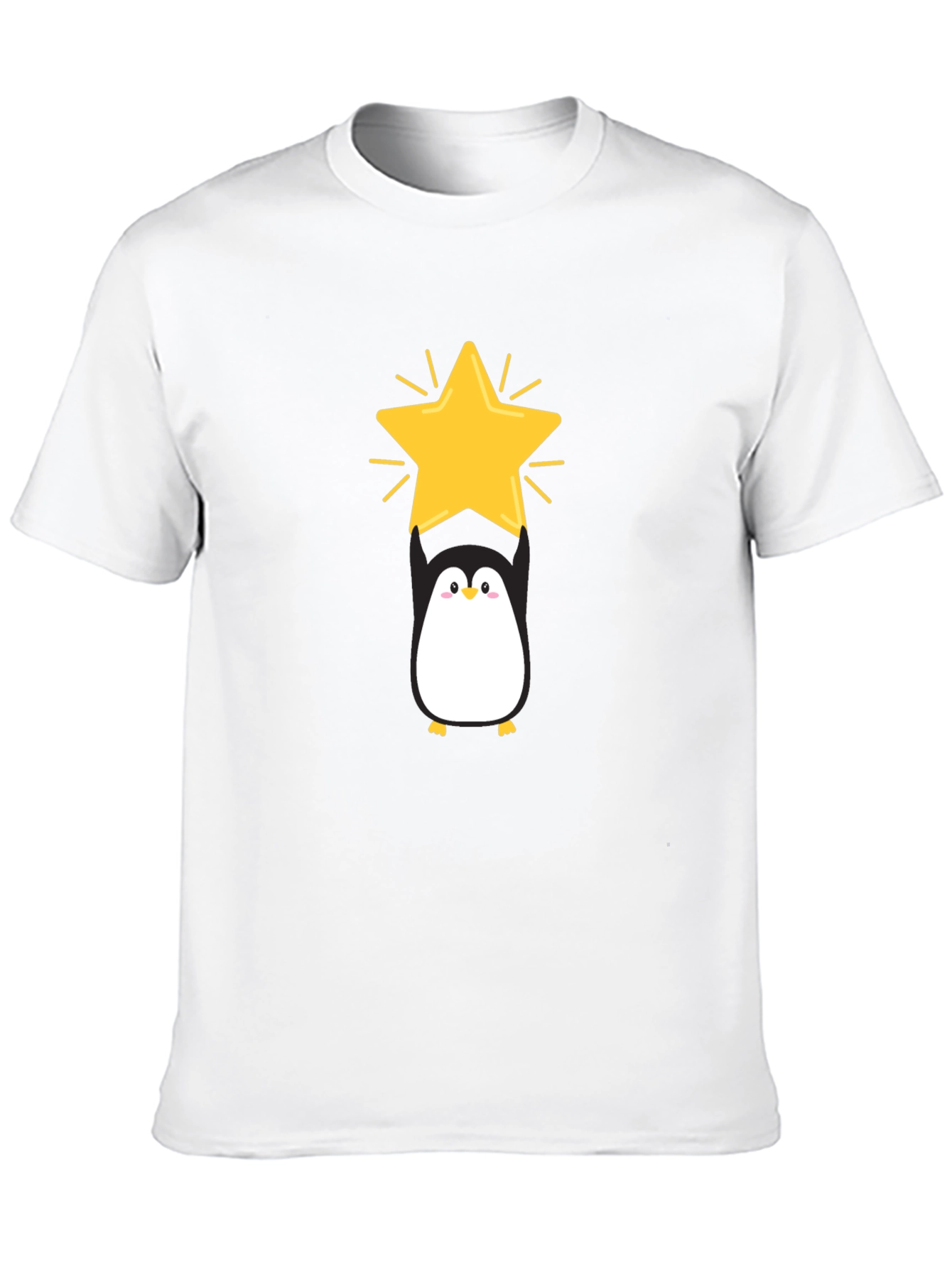 Black Penguin Star Black T-Shirt view 10