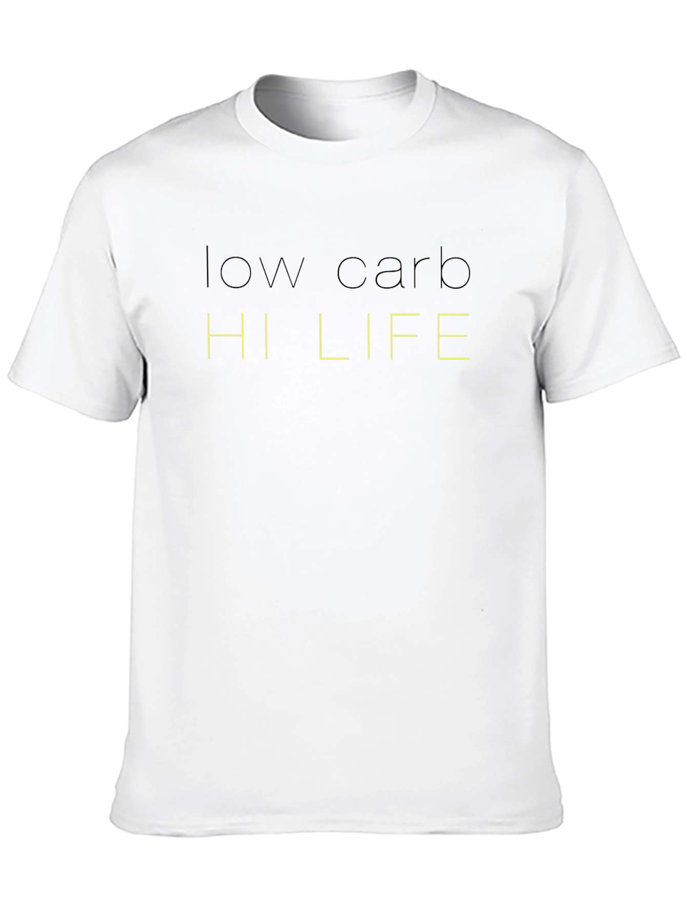 Black Low Carb Hi Life T-Shirt view 10