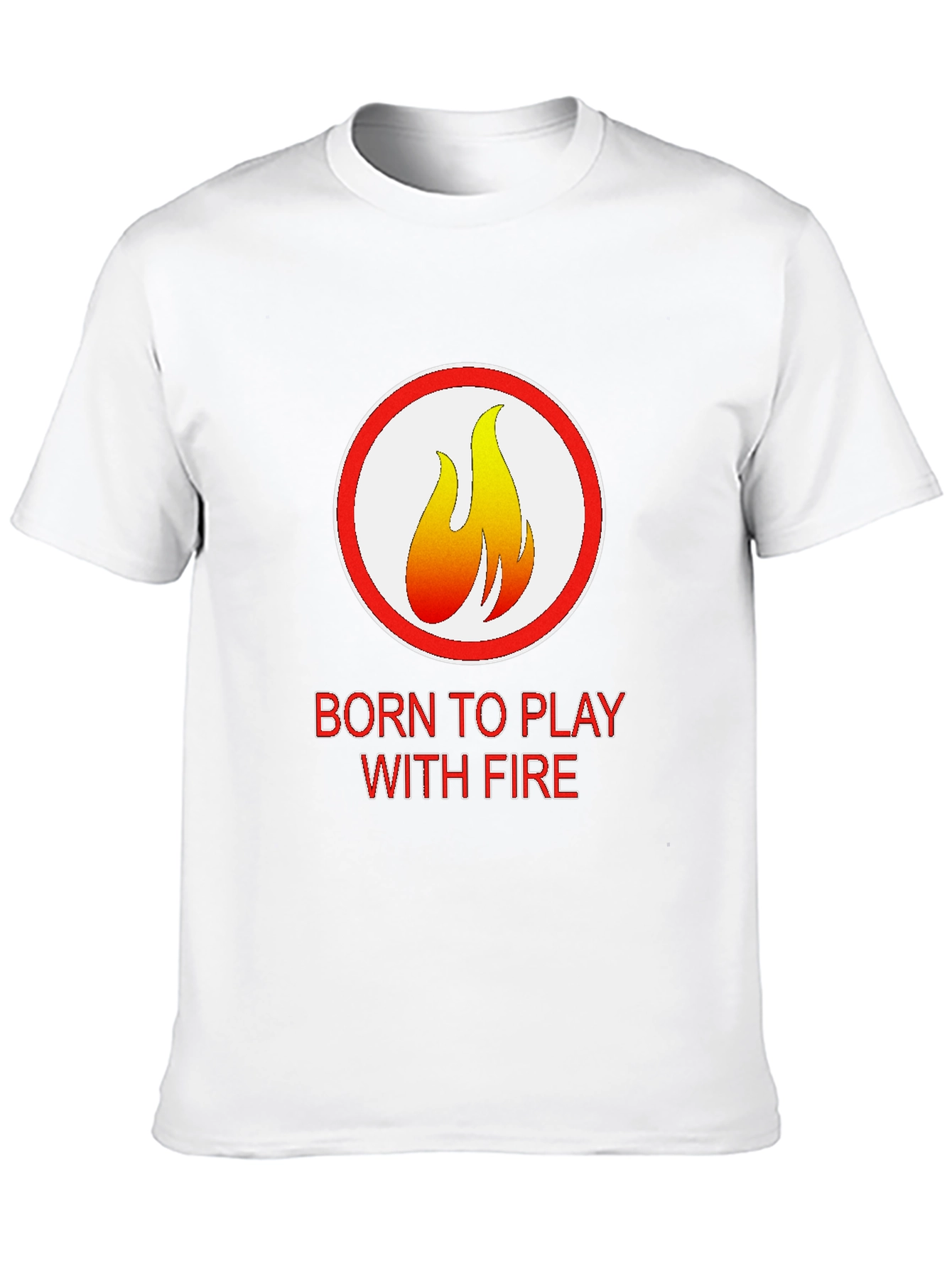 Black Born to Play With Fire Graphic Tee view 10