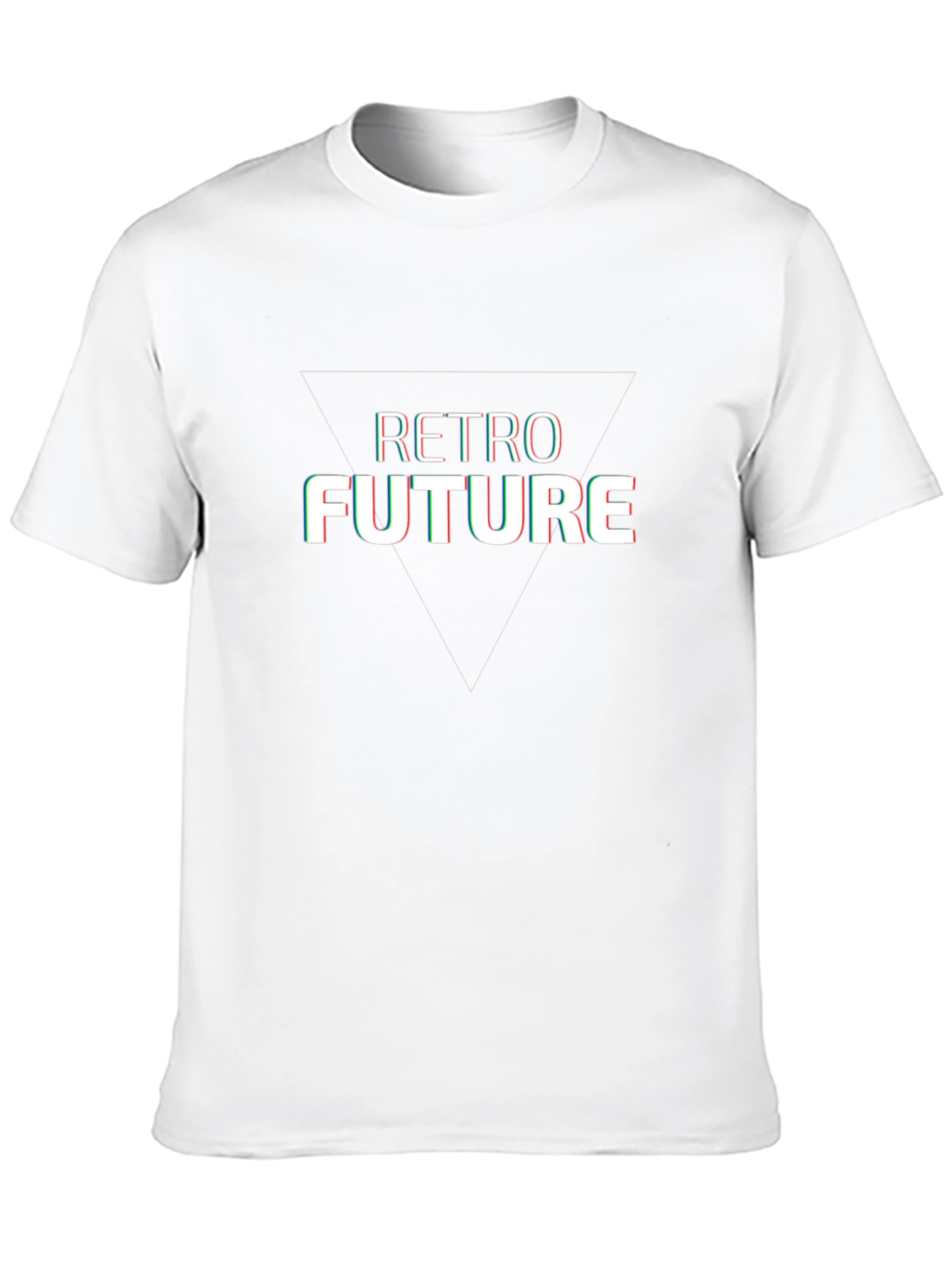 Black Retro Future Graphic Tee - Black Cotton Blend Shirt view 10