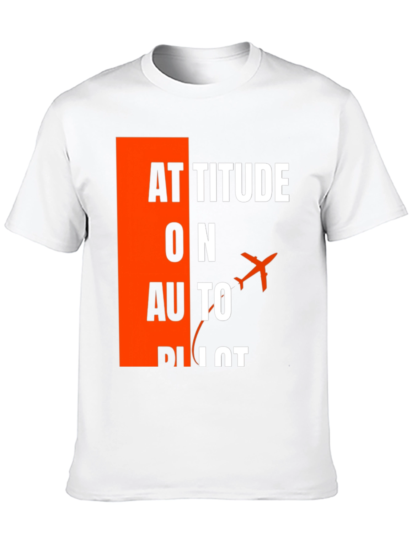 Black Attitude on Autopilot Black T-Shirt - Aviation Enthusiast view 10