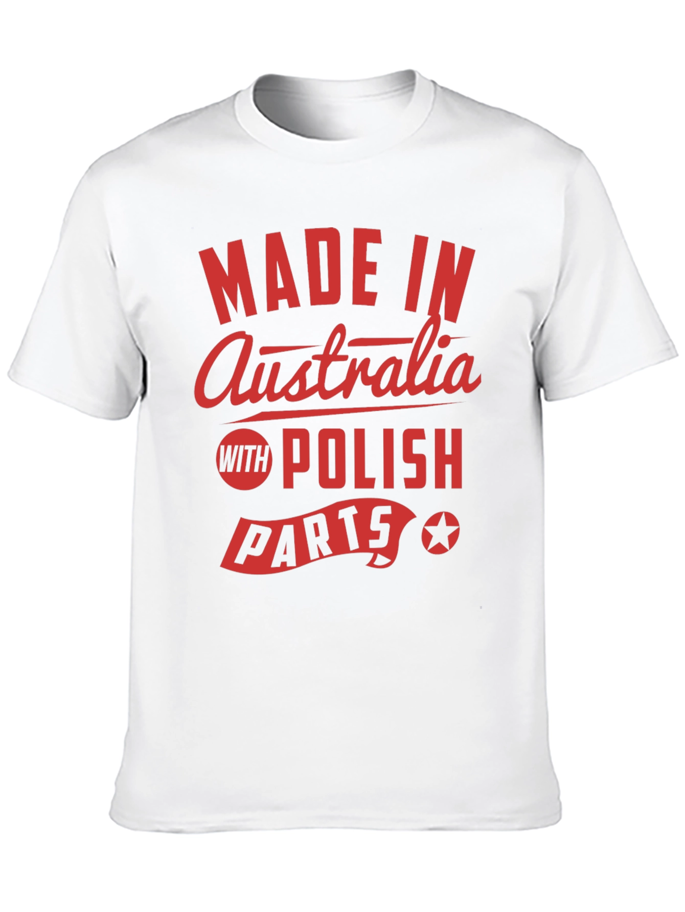 Black Made in Australia with Polish Parts T-Shirt view 10