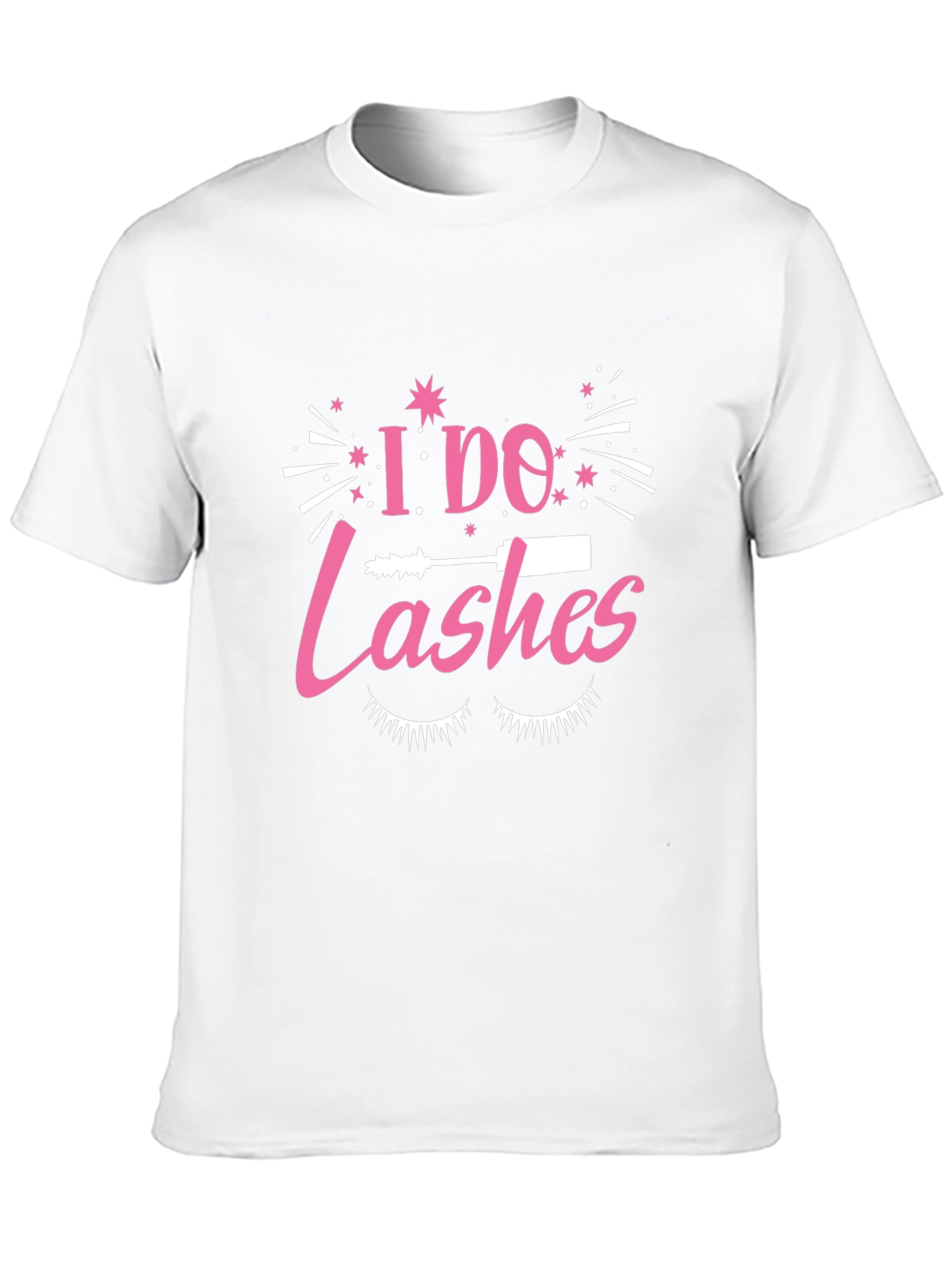Black I Do Lashes T-Shirt - Eyelash Tech Apparel view 10