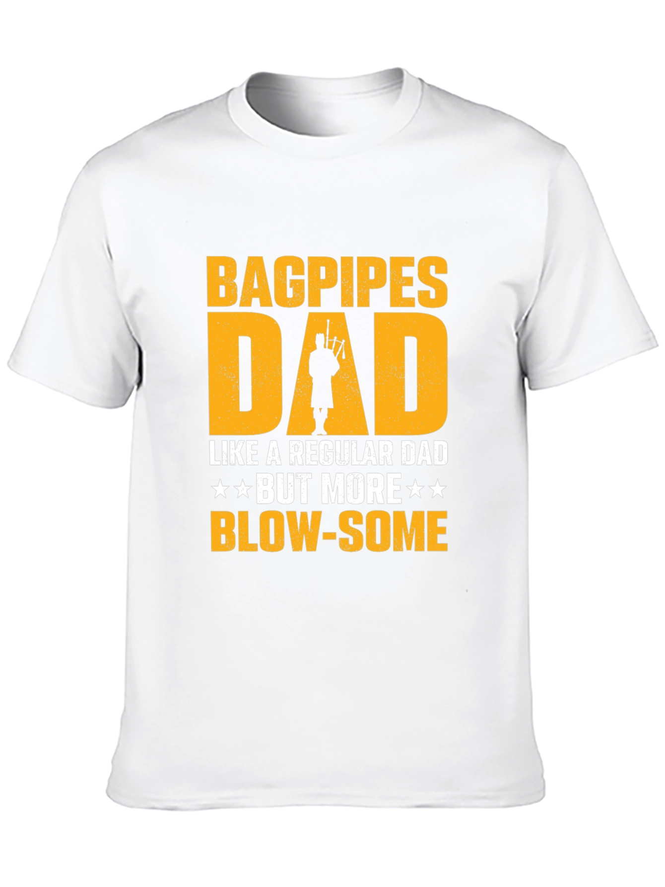 Black Bagpipes Dad T-Shirt - Funny Father's Day Gift for Musicians view 10