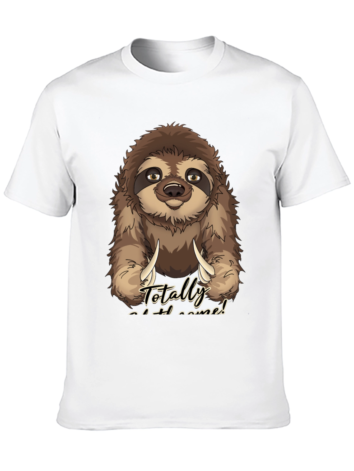 Black Sloth 'Totally Slothsome' Graphic Tee view 10