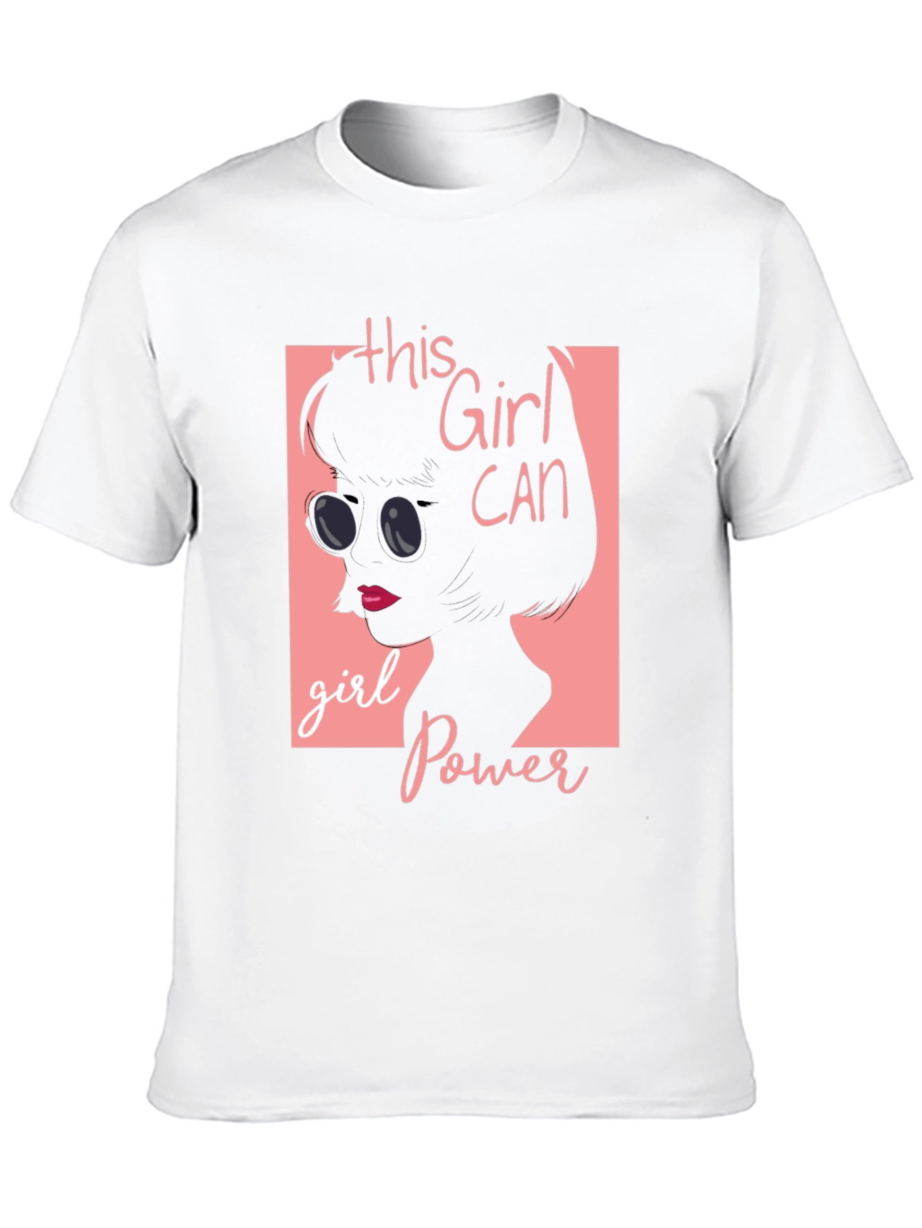 Black Girl Power Graphic Tee - This Girl Can T-Shirt view 10