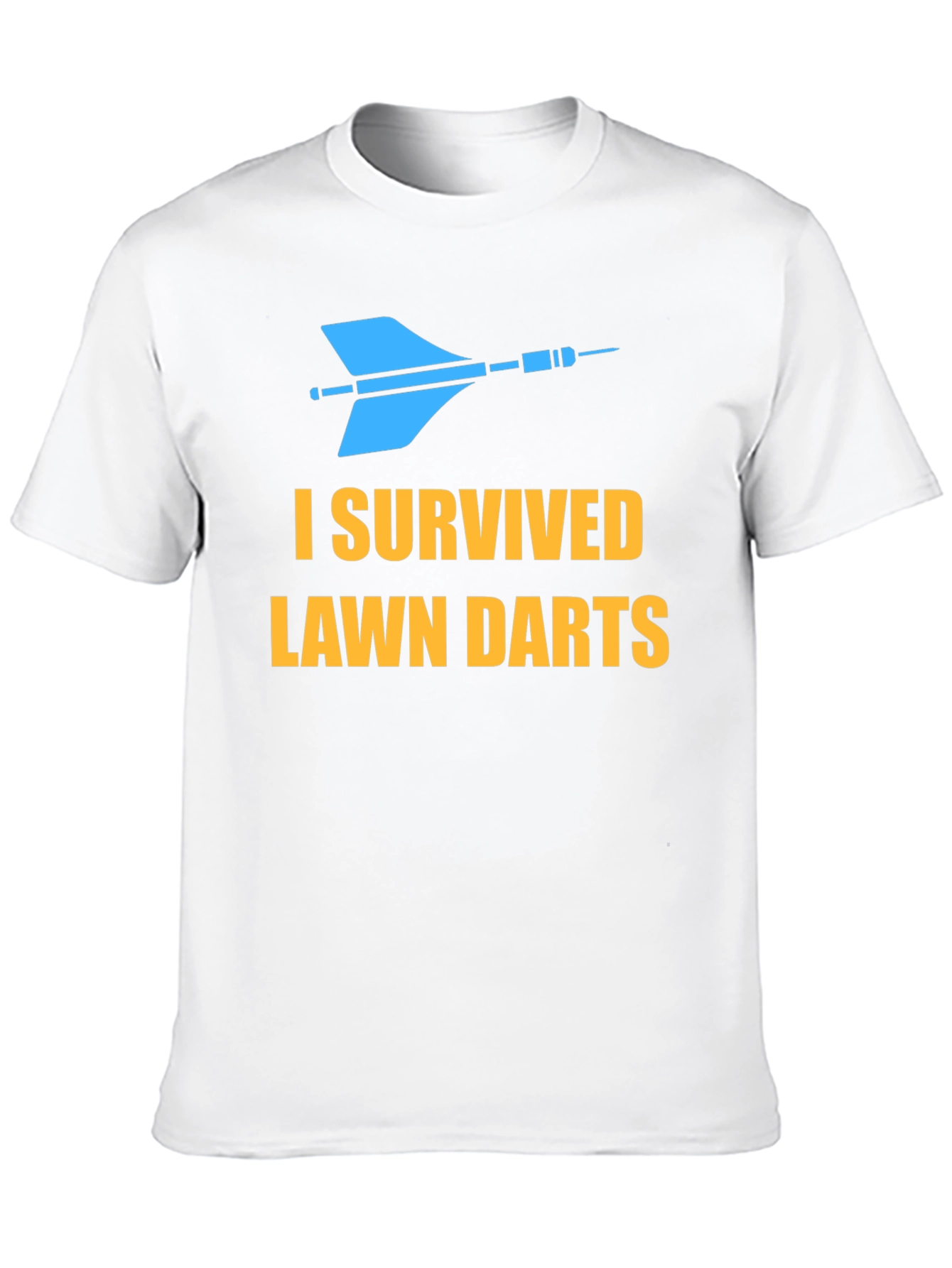 Black I Survived Lawn Darts Graphic Tee view 10