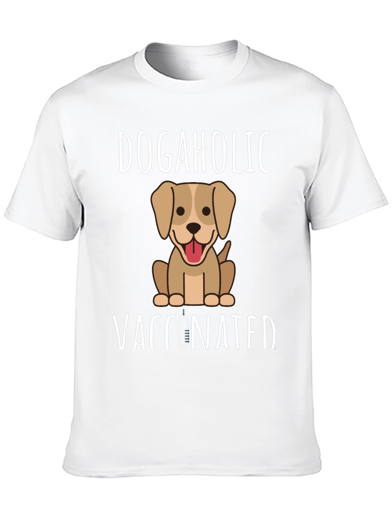 Dogaholic Vaccinated Graphic T-Shirt - 10