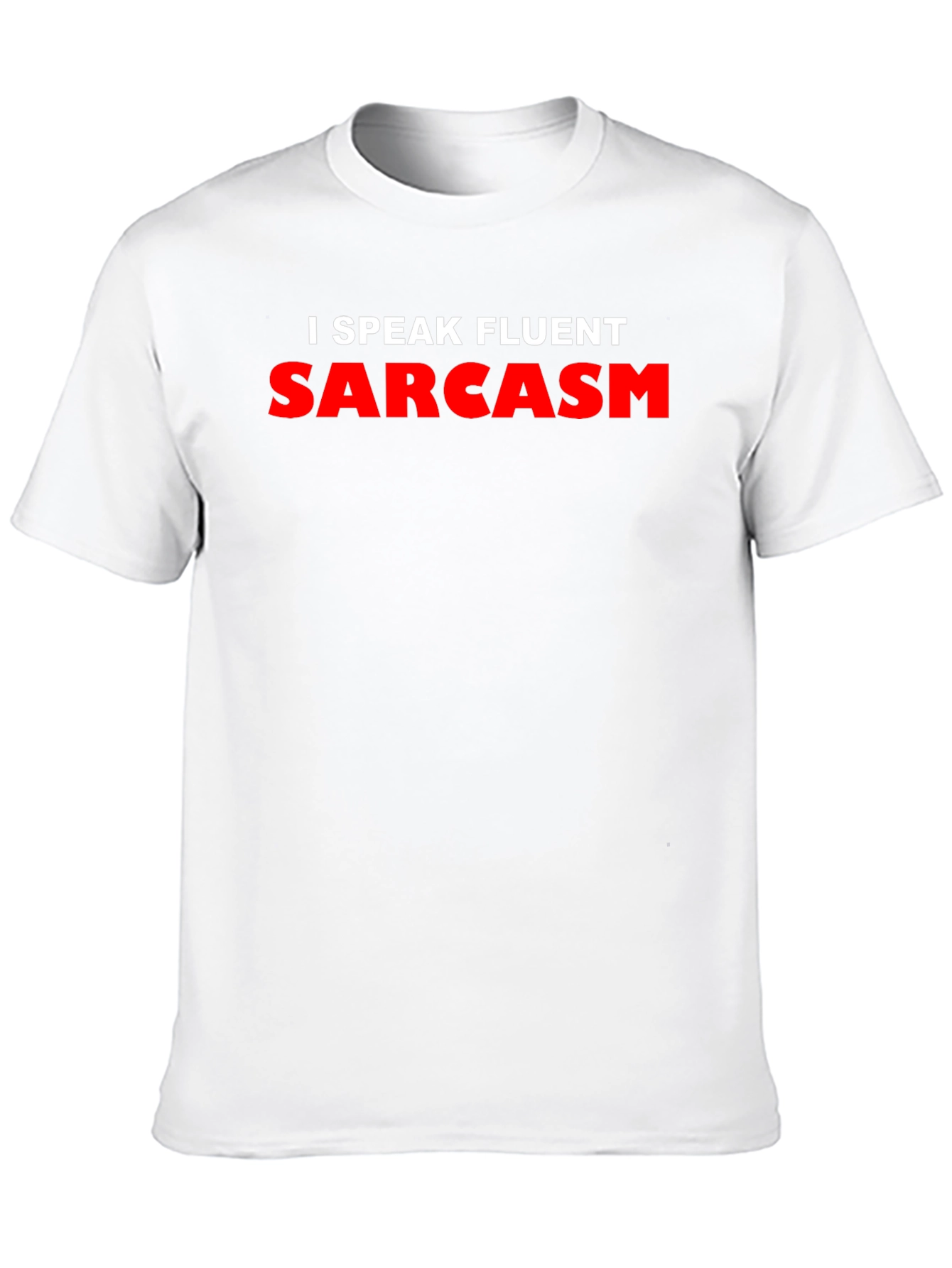 Black I Speak Fluent Sarcasm Graphic T-Shirt - Black view 10