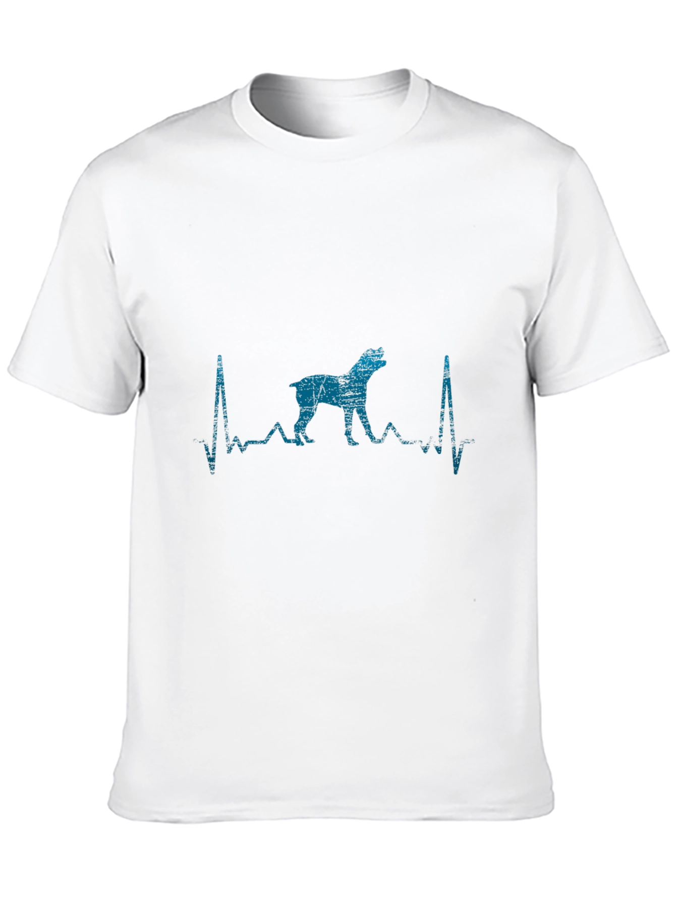 Black Dog Heartbeat Graphic Tee - Black view 10
