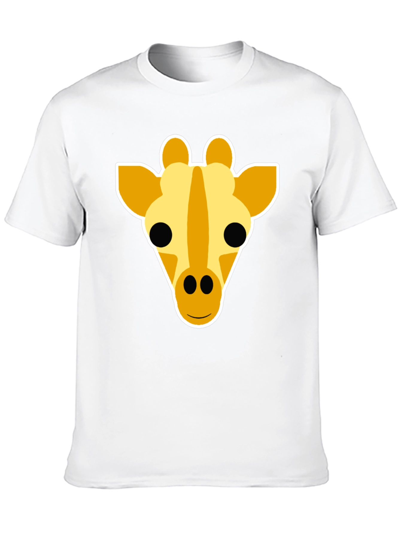 Black Giraffe Graphic Tee - Black Cotton T-Shirt view 10