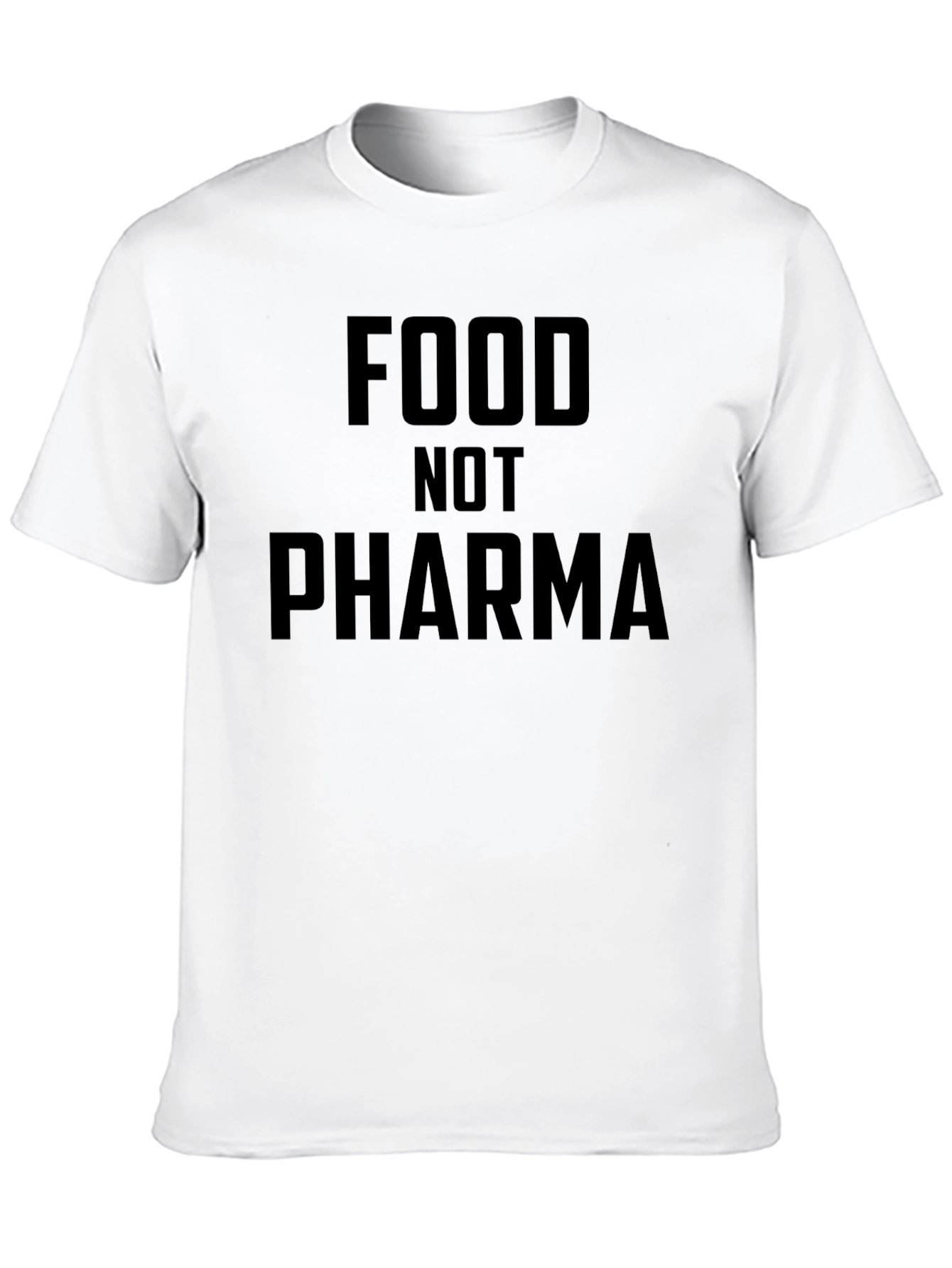 Black Food Not Pharma T-Shirt view 10