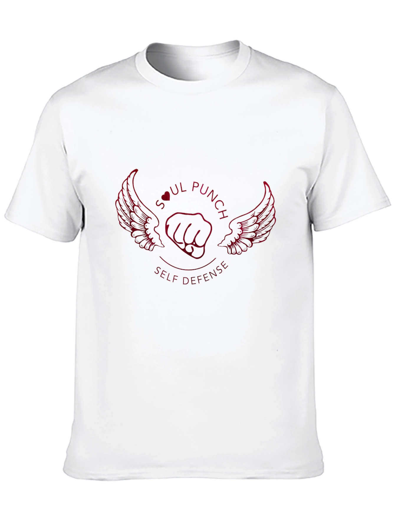 Black Soul Punch Self Defense Black T-Shirt view 10