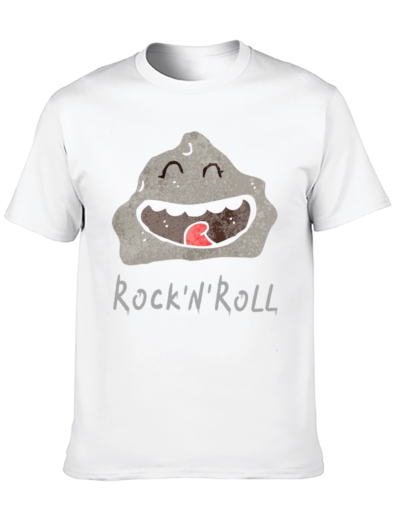 Black Rock'n'Roll Cartoon Rock Graphic Tee view 10