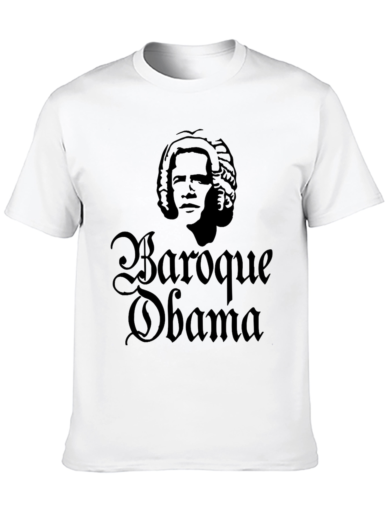 Black Baroque Obama Graphic T-Shirt - Stylish & Unique! view 10