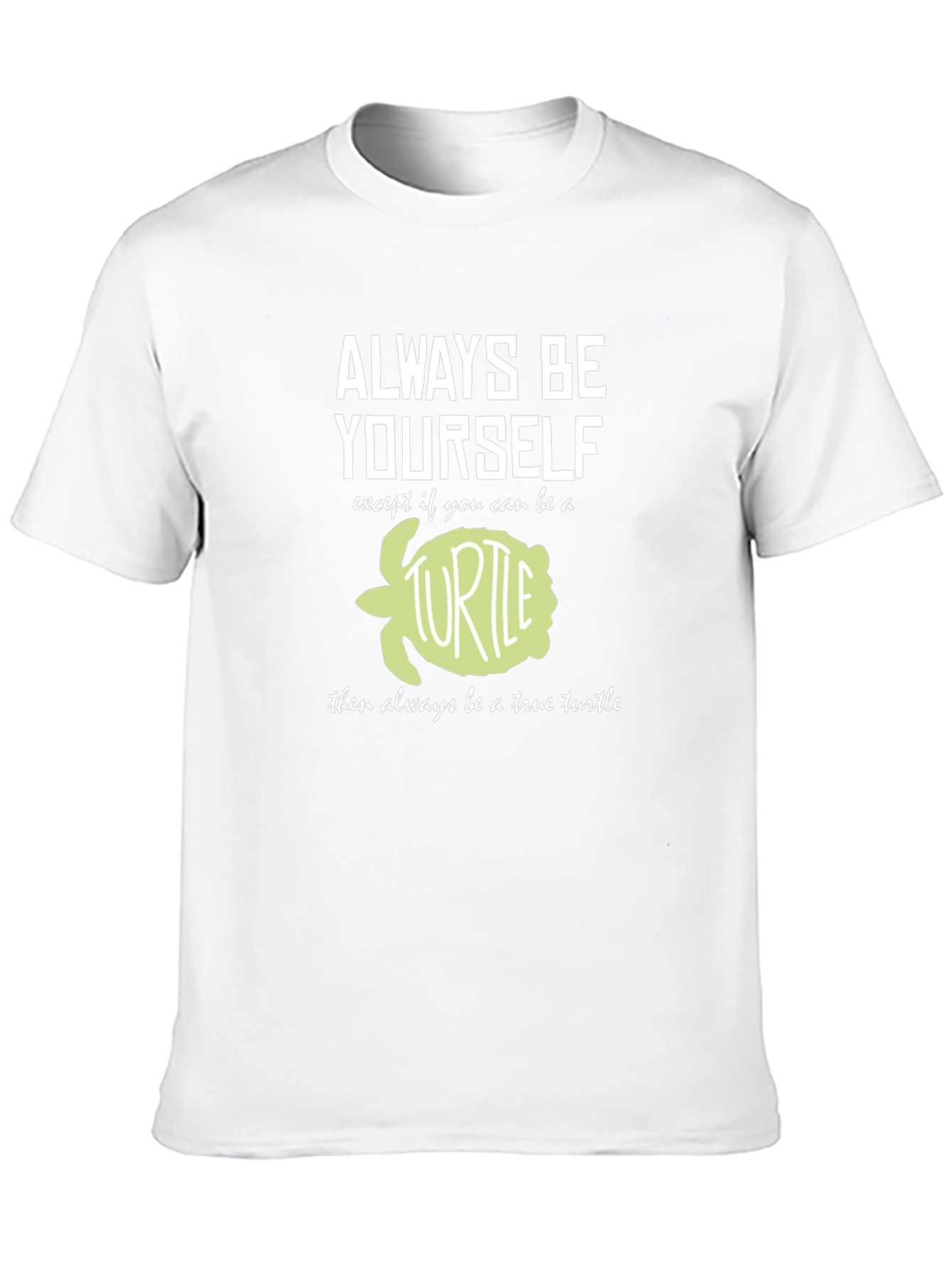 Black Always Be Yourself Turtle T-Shirt view 10