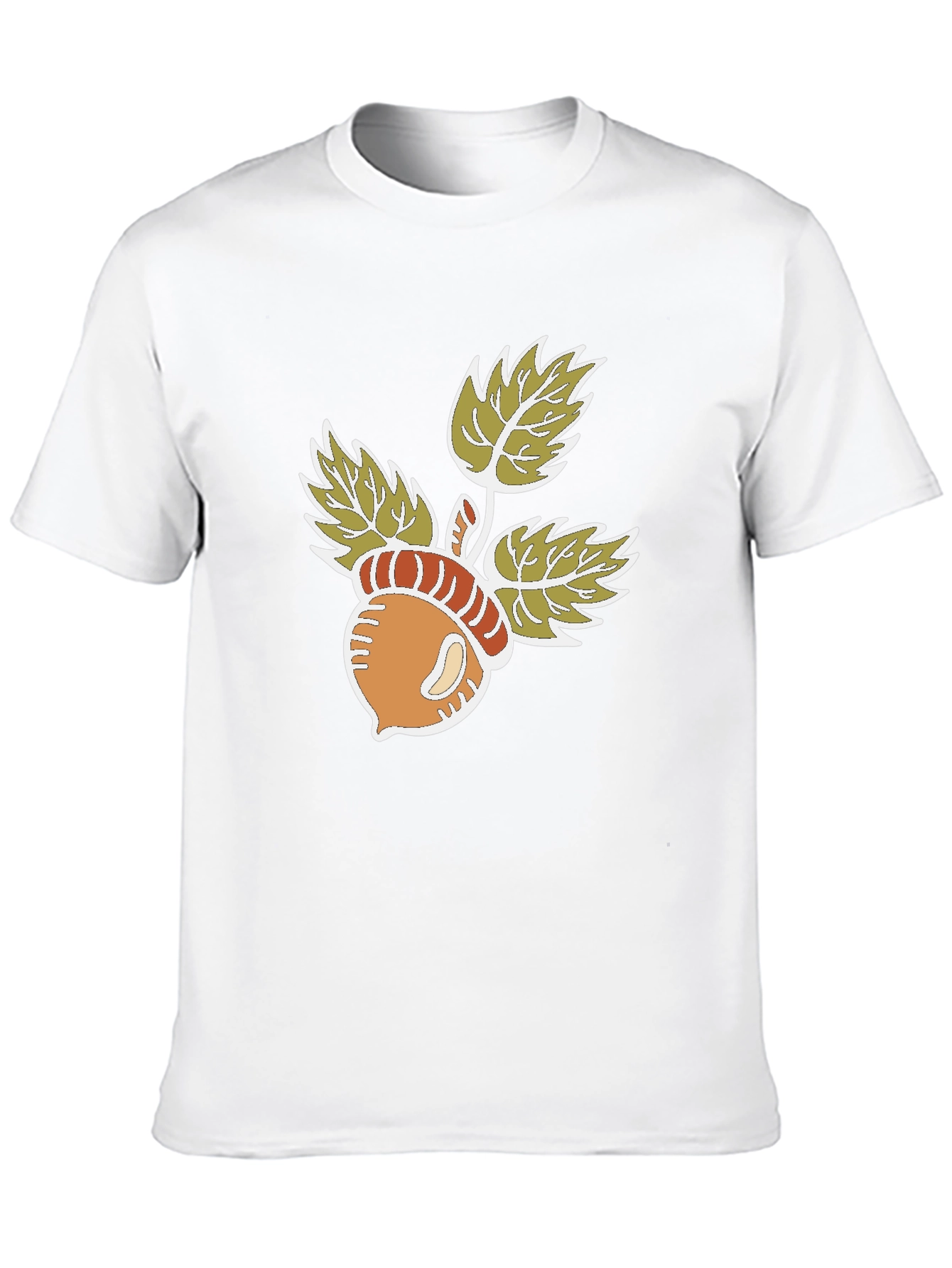 Acorn & Leaves Graphic T-Shirt - 10