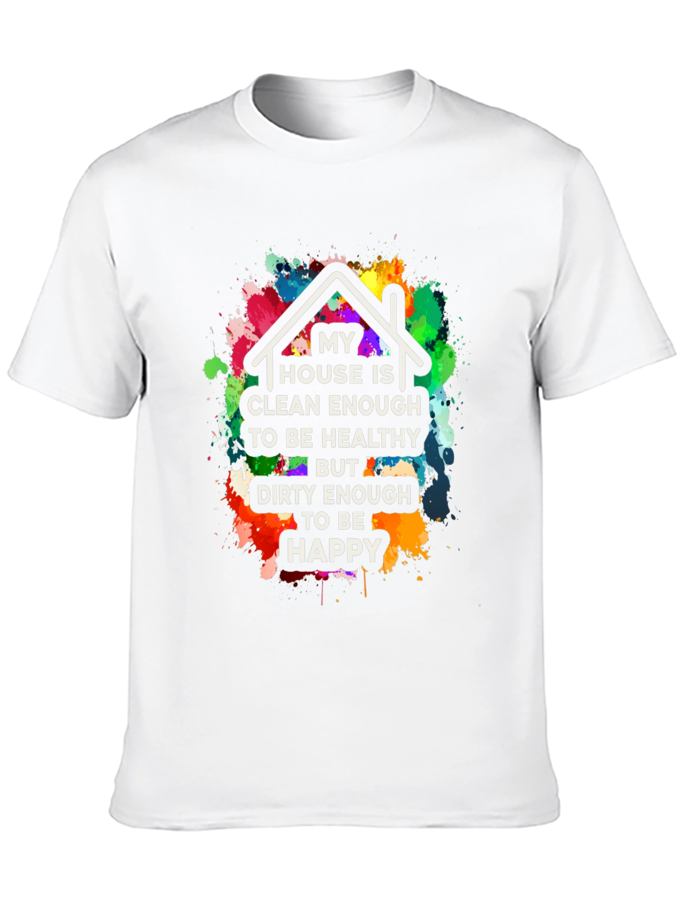 Black Clean Enough/Dirty Enough T-Shirt view 10