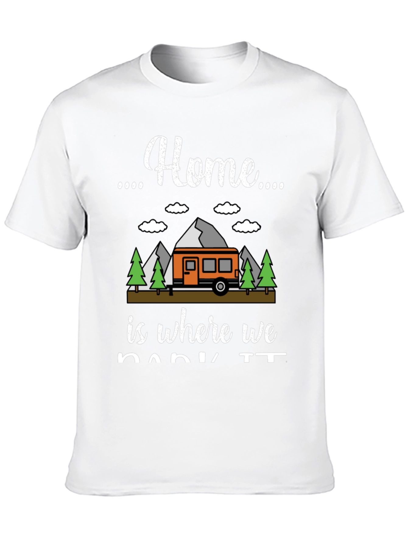 Black Home is Where We Park It T-Shirt view 10