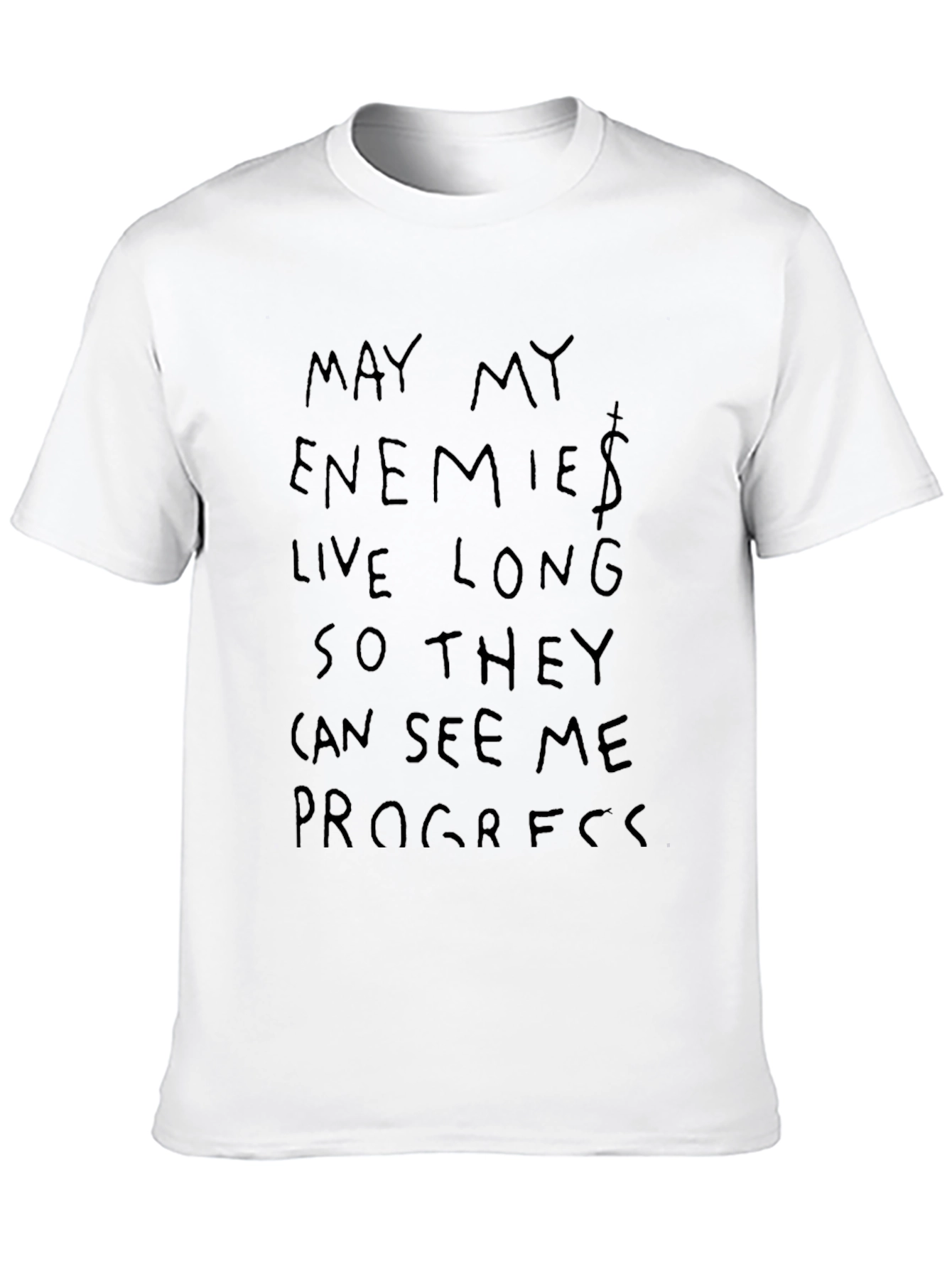 Black May My Enemies Live Long T-Shirt view 10