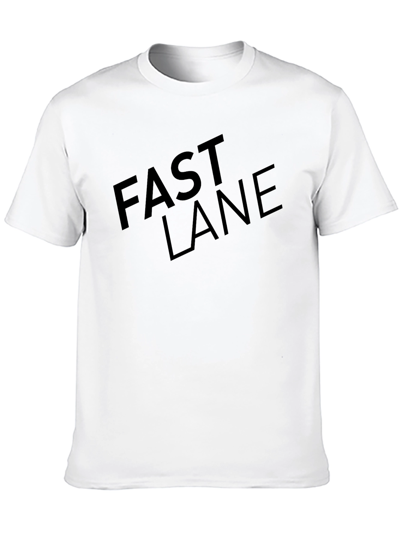 Black Fast Lane Black Graphic Tee - Men's Casual Style view 10