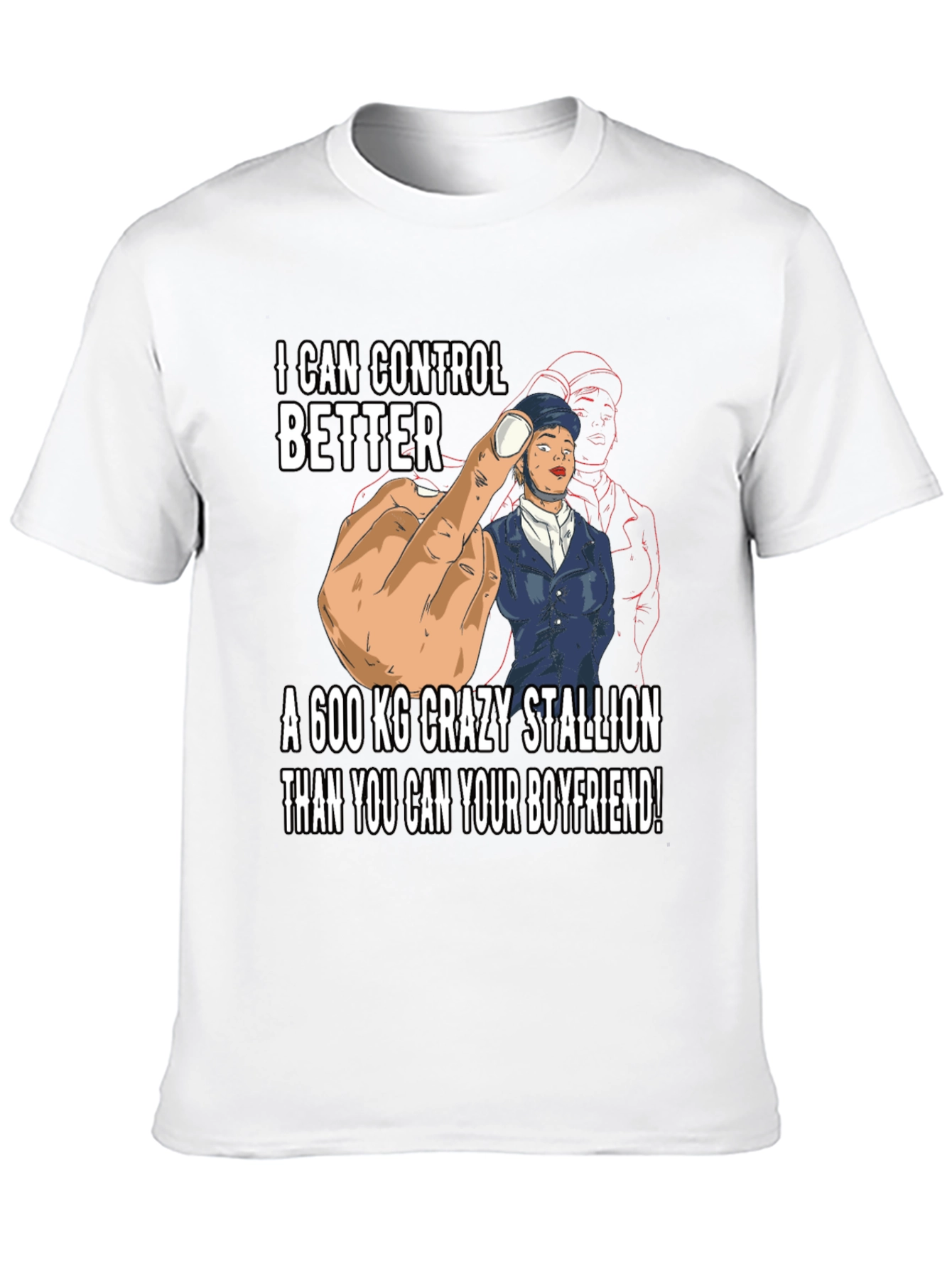 Black I Can Control Better Graphic T-Shirt view 10