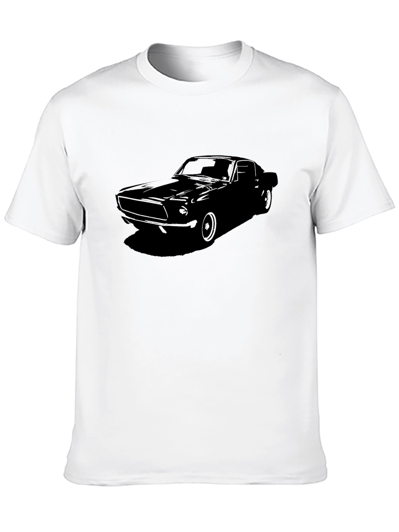 Black Classic Car Graphic Tee - Black view 10