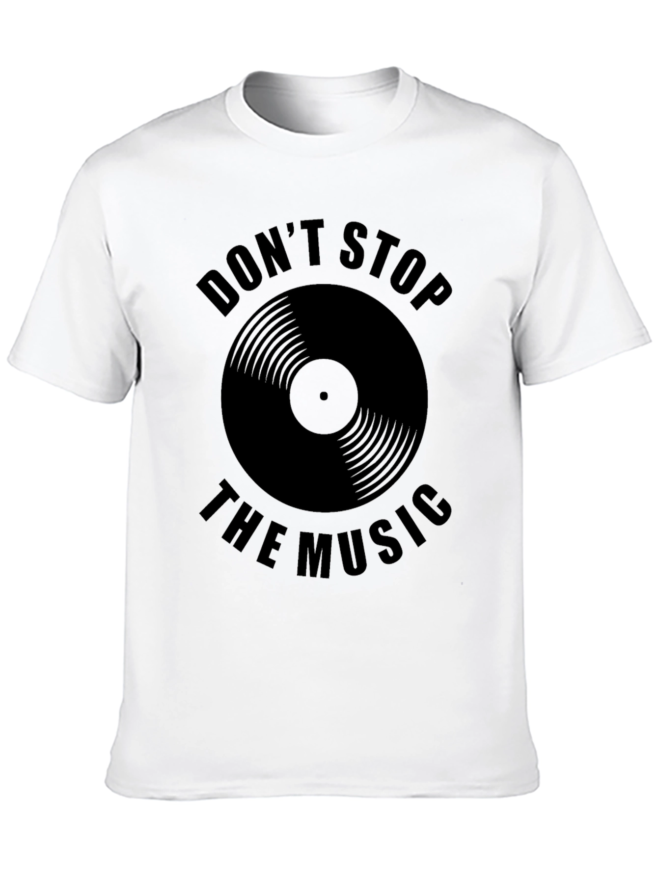 Black Don't Stop the Music Graphic Tee view 10