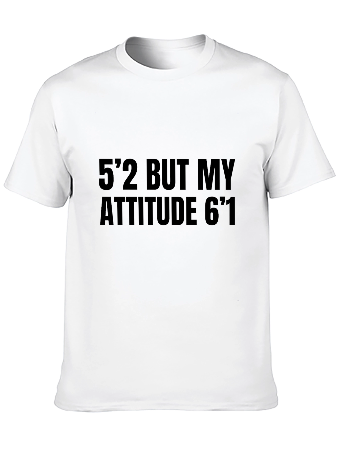 Black Funny Attitude Graphic T-Shirt view 10