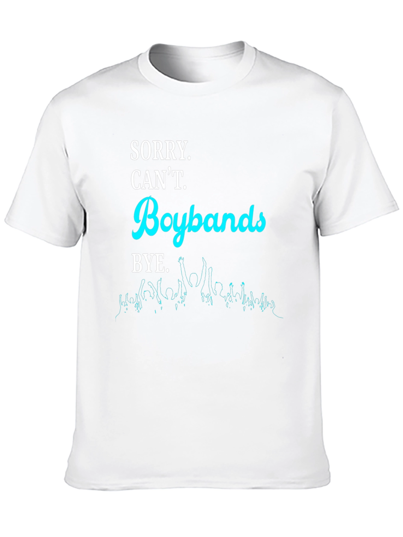 Black Boybands T-Shirt - Sorry Can't Bye Tee view 10