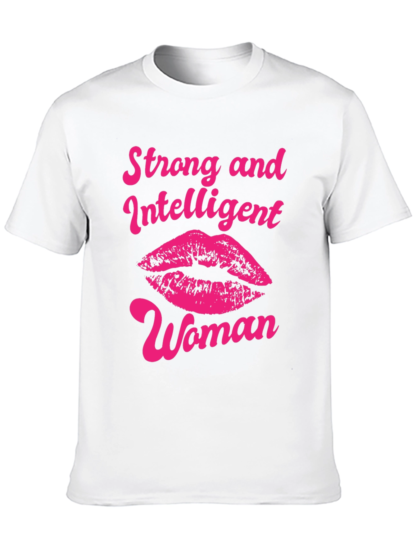 Black Strong Intelligent Woman Lips Graphic T-Shirt view 10