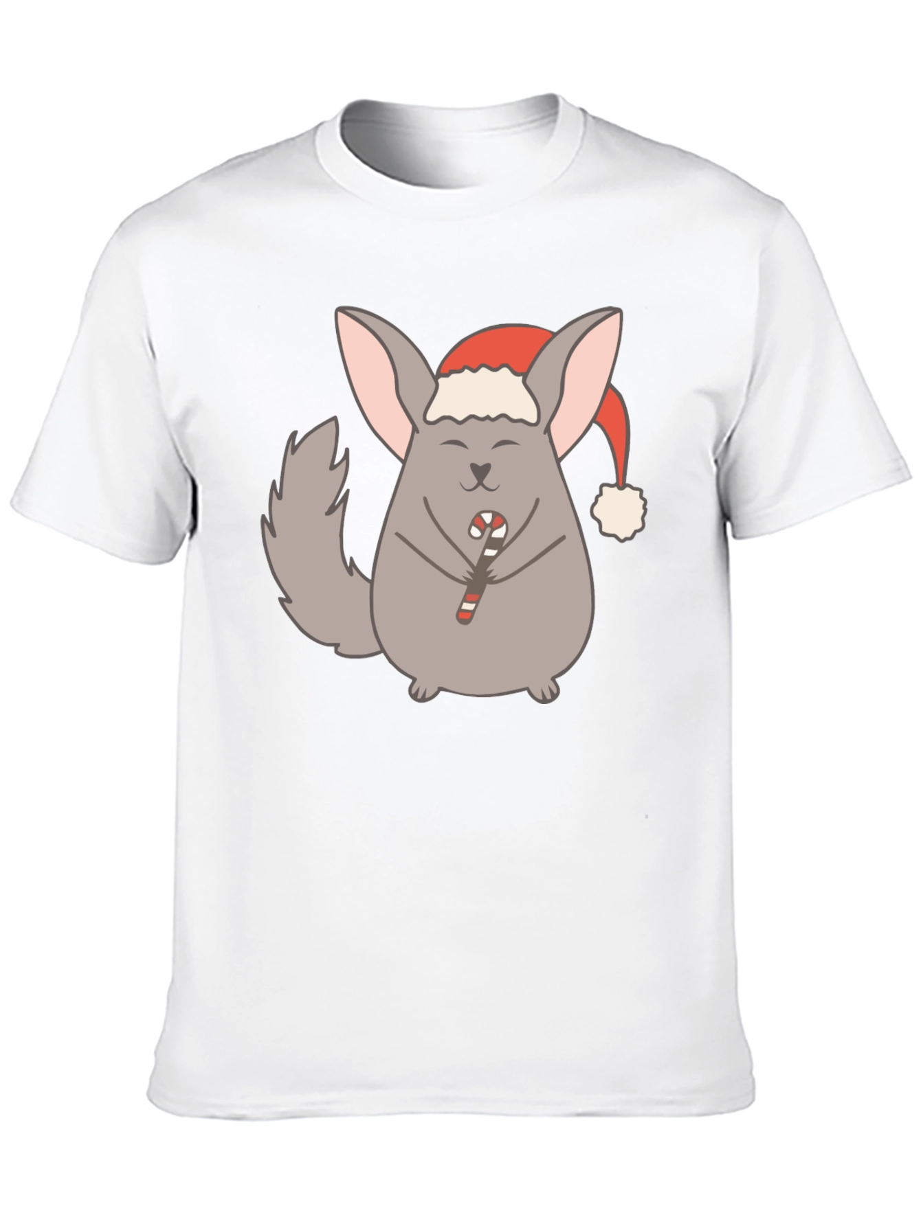 Black Festive Chinchilla Graphic Tee - Holiday Edition view 10