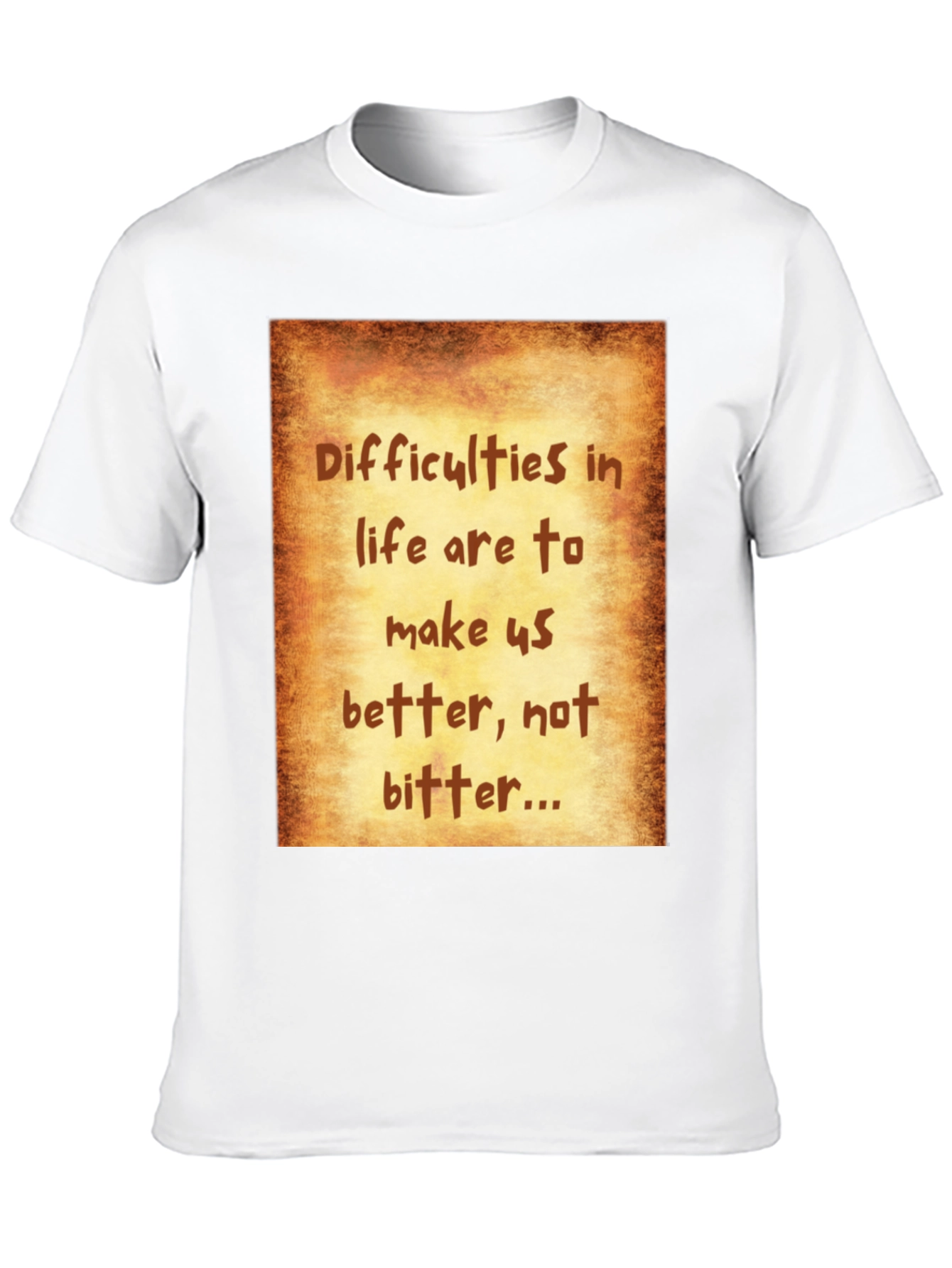 Black Inspirational Quote Graphic Tee - Black view 10