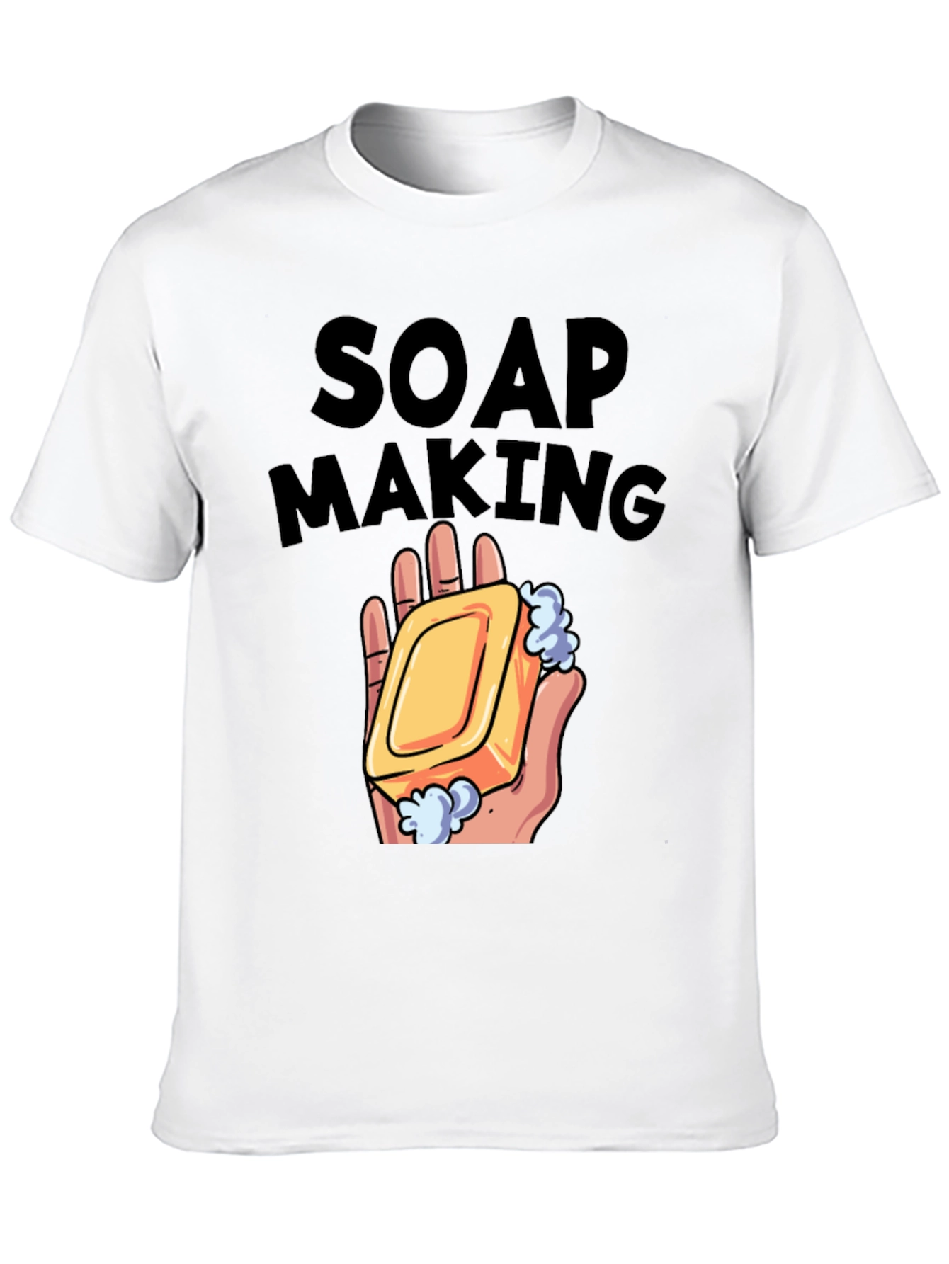 Black Soap Making Graphic T-Shirt view 10