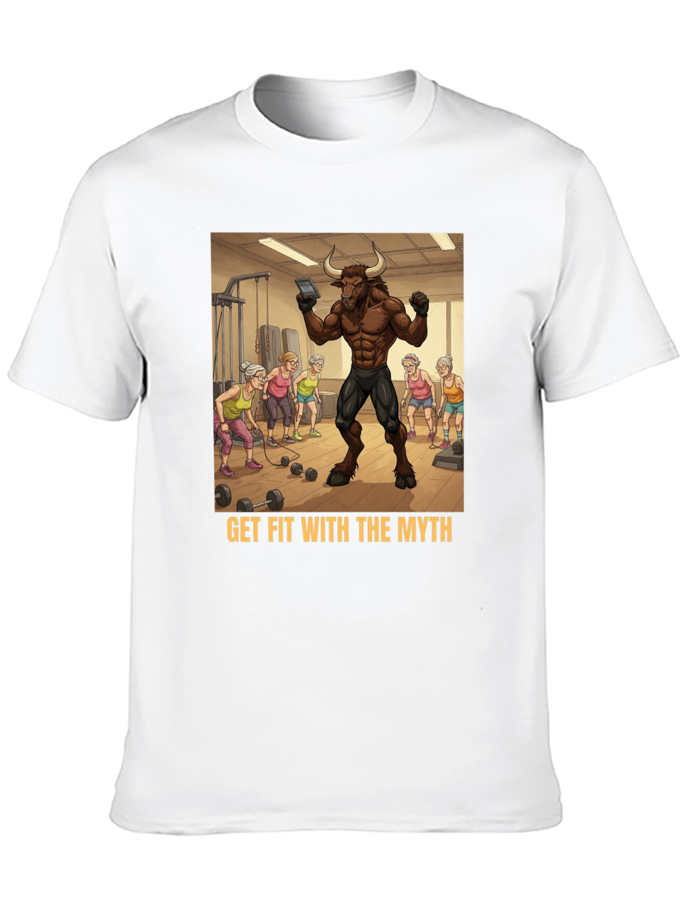 Black Get Fit With The Myth Tee view 10